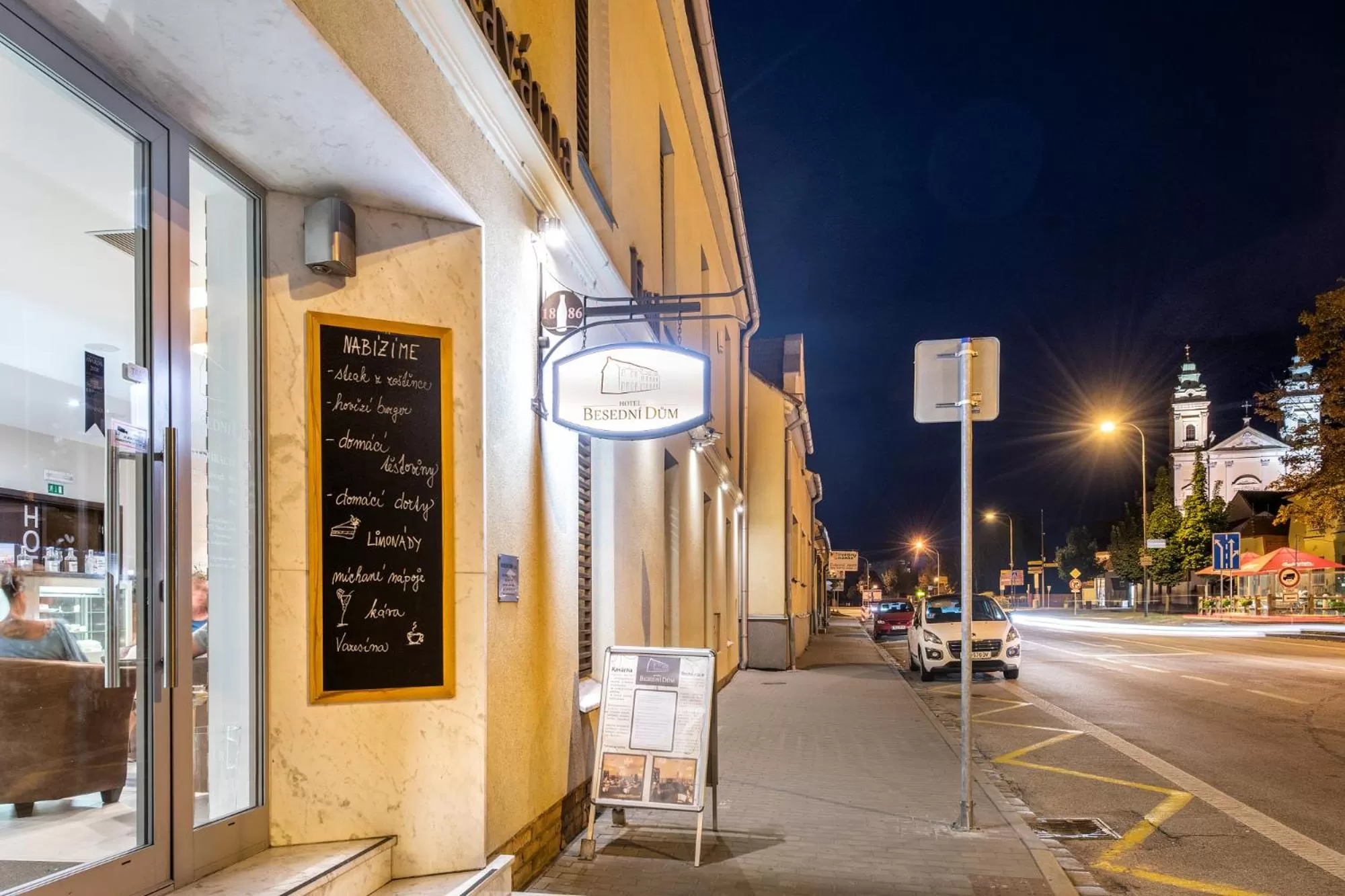 Property building in Wine & Wellness hotel Besední dům