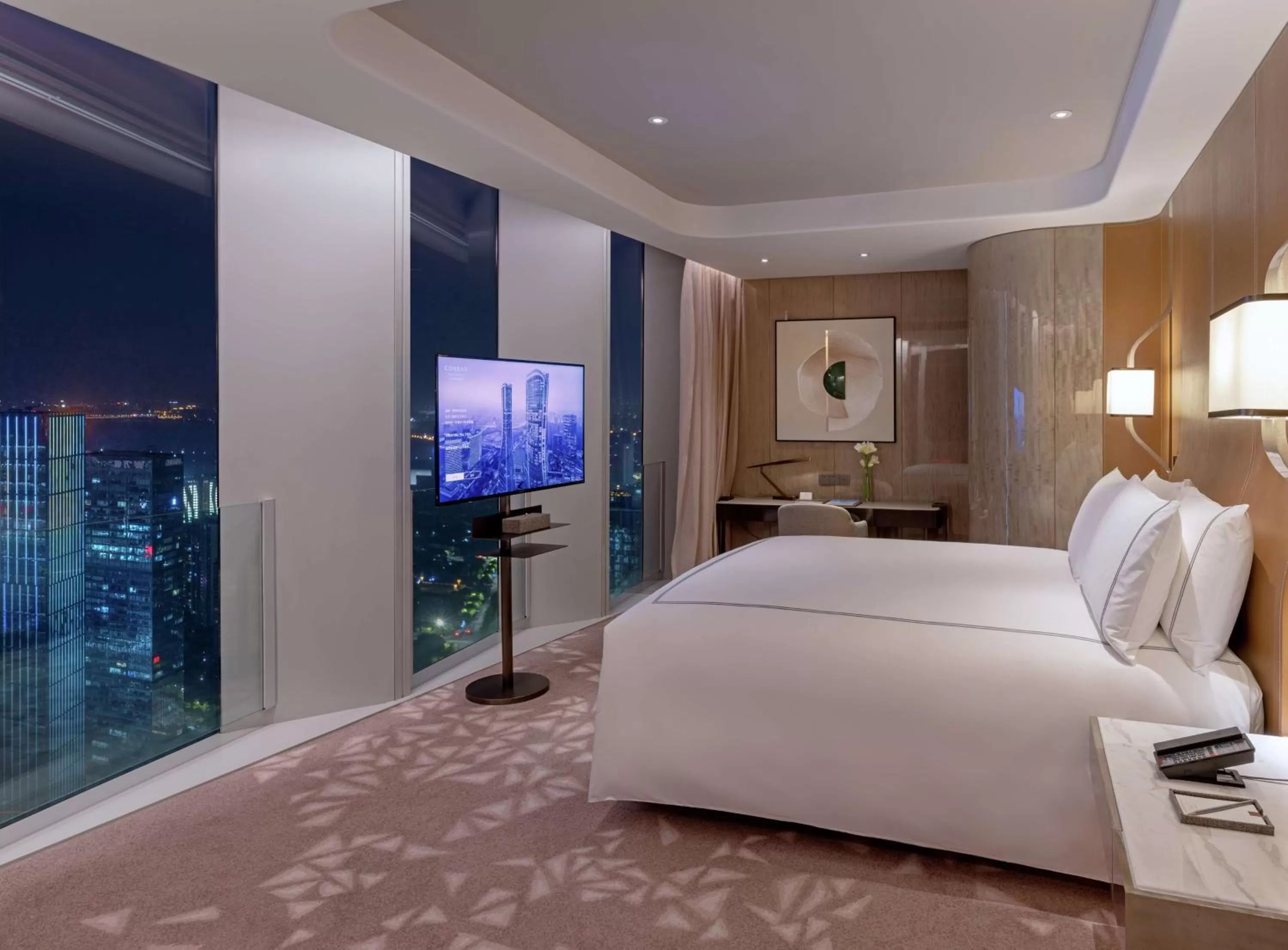 Bed in Conrad Hangzhou