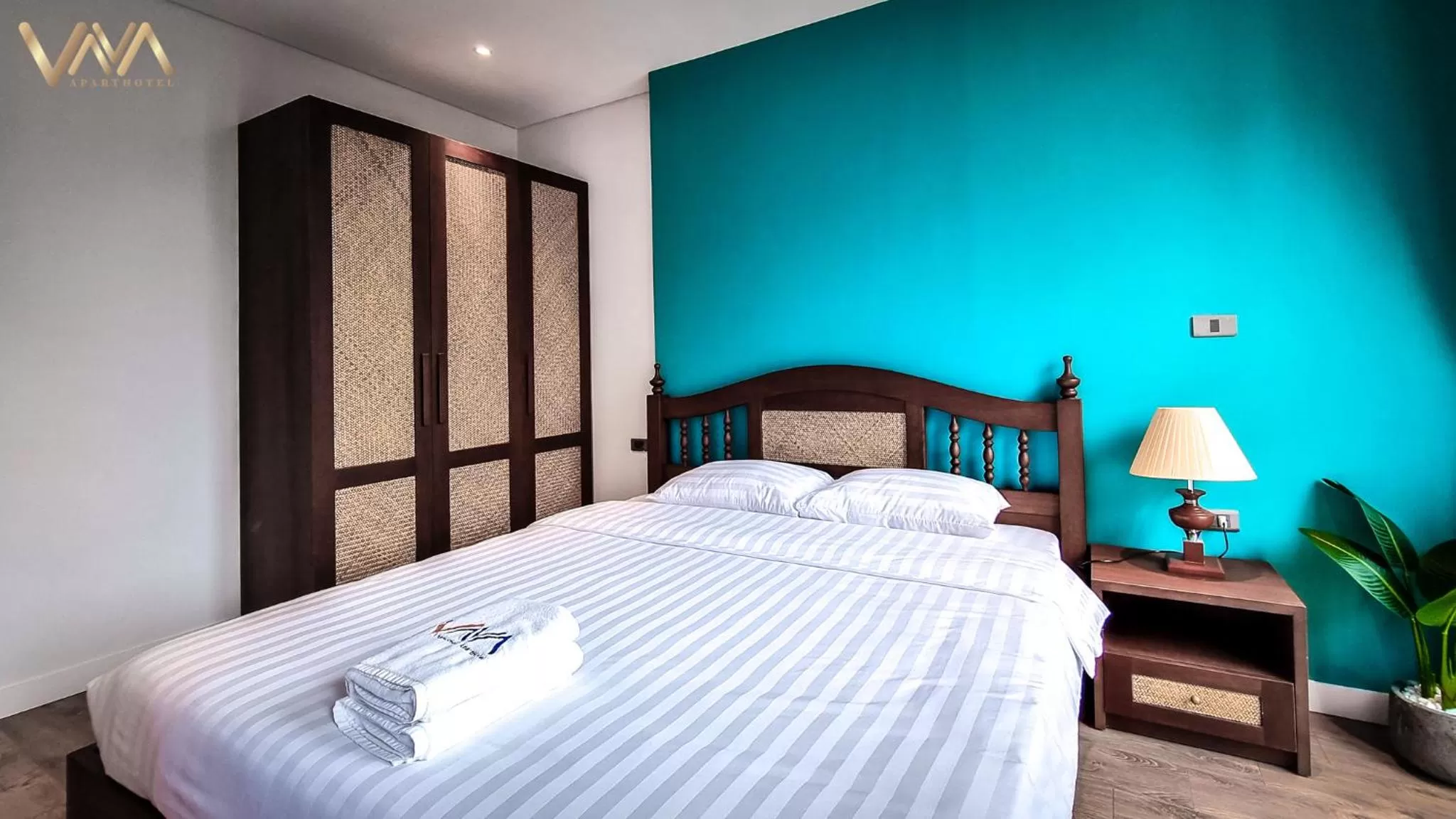 Bed in VNAHOMES APARTHOTEL