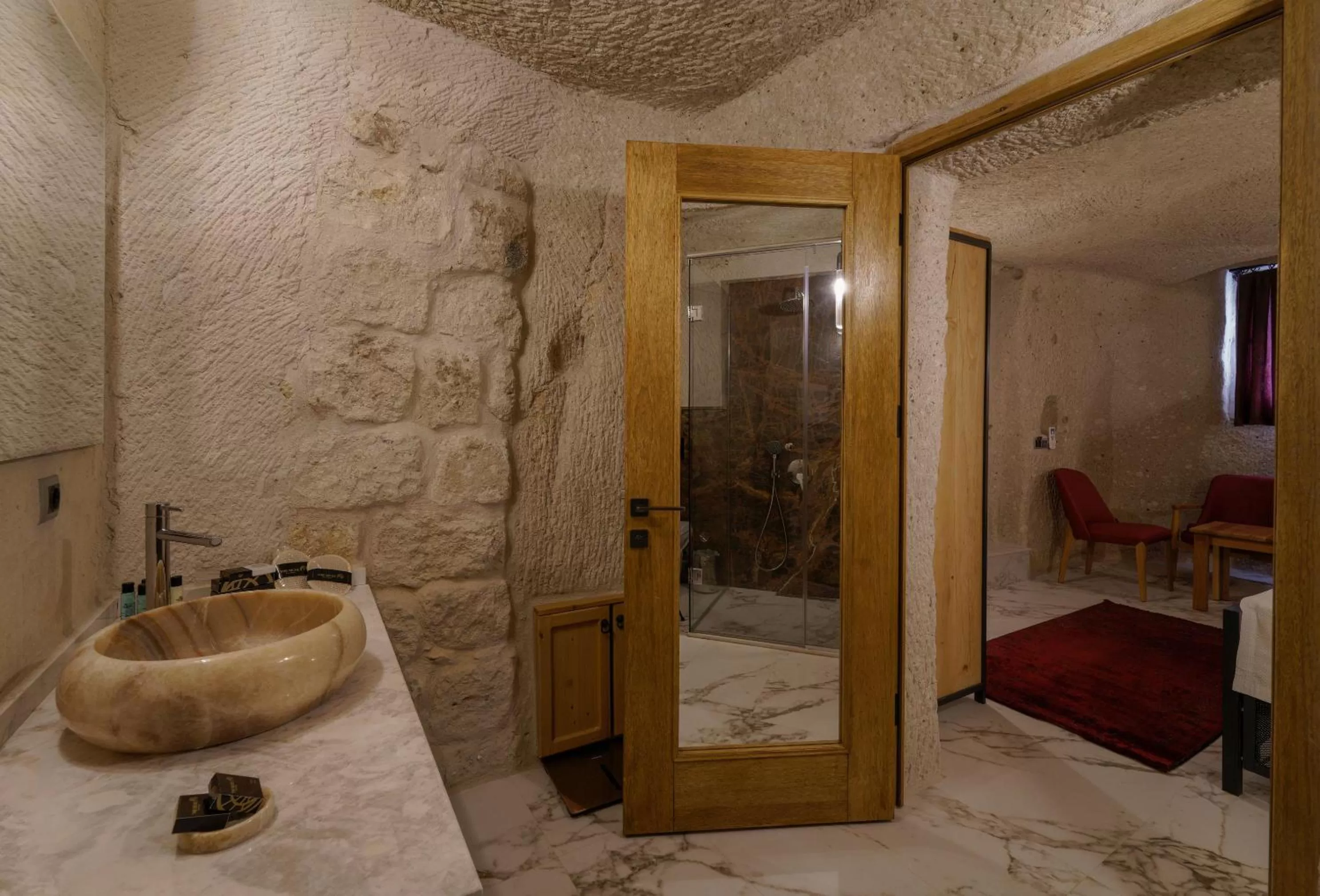 Bathroom in The Niche Cave Hotel