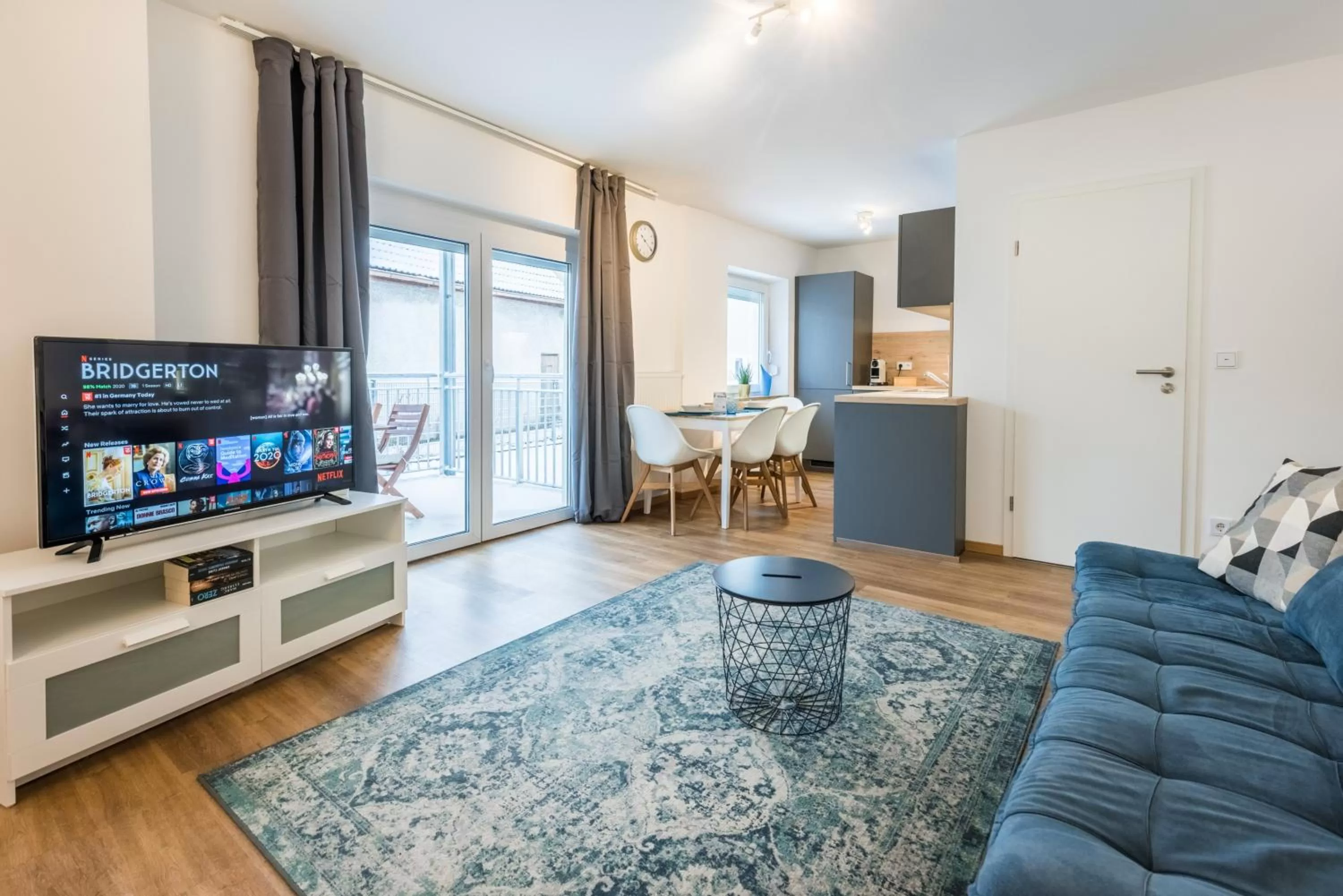 Living room in Arbio I Cozy Apartments Augsburg-Lechhausen