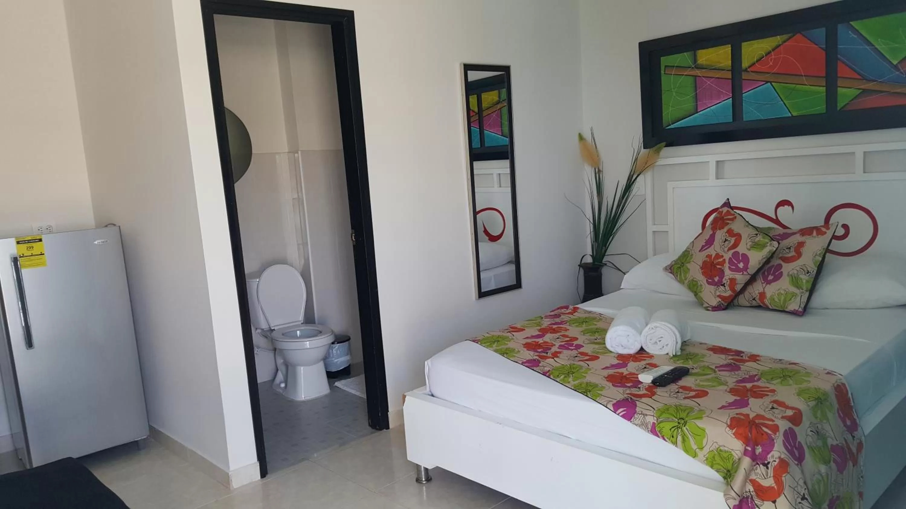 Bed in Caribbean Island Hotel Piso 2