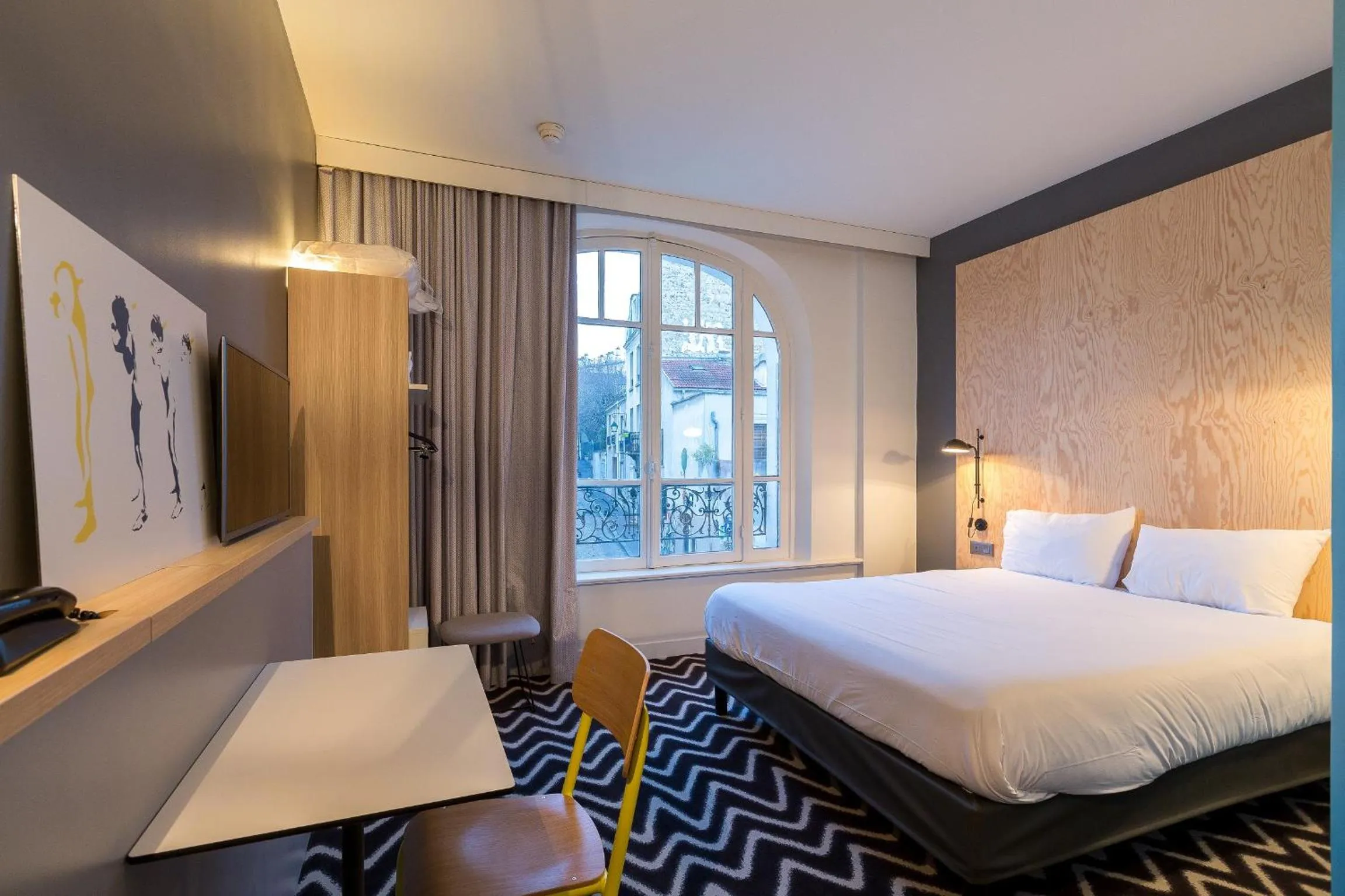 Bedroom, Bed in Ibis Styles Paris Place d'Italie - Butte Aux Cailles