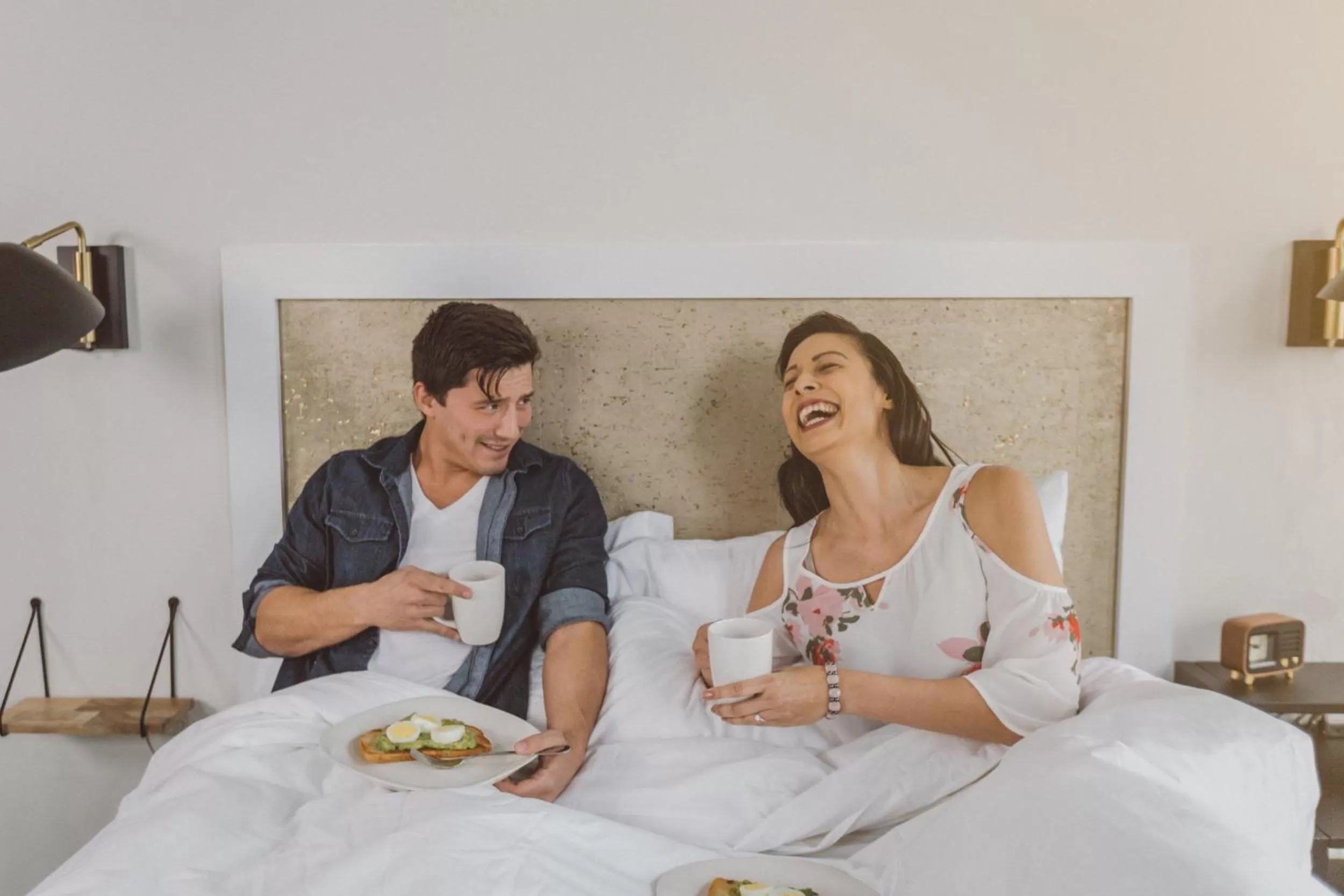 Bed in Hancock House