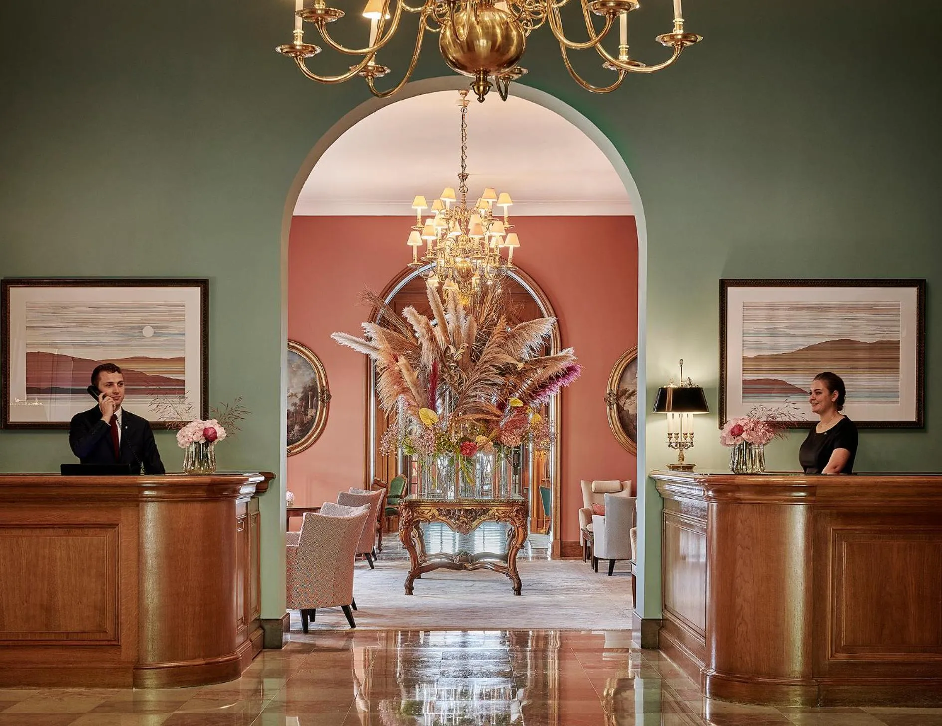 Lobby or reception in Château Saint-Martin & Spa, Oetker Hotels