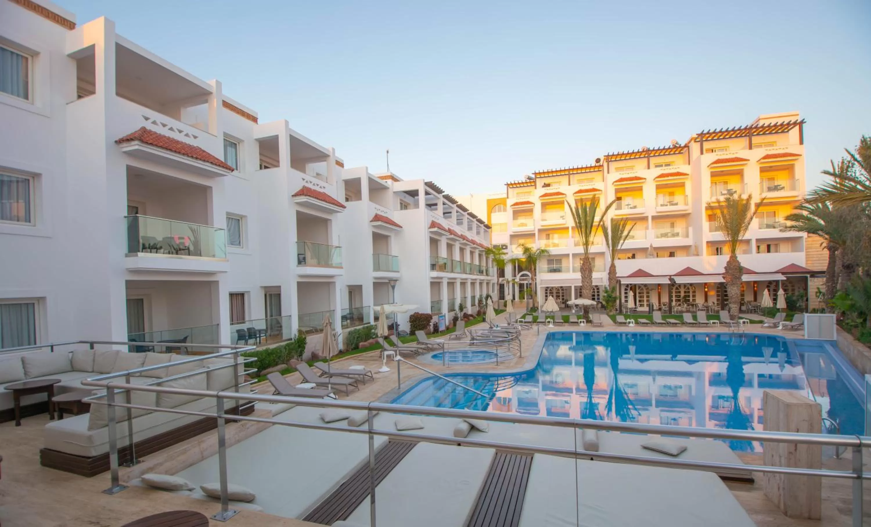 Solarium in Hotel Timoulay and Spa Agadir