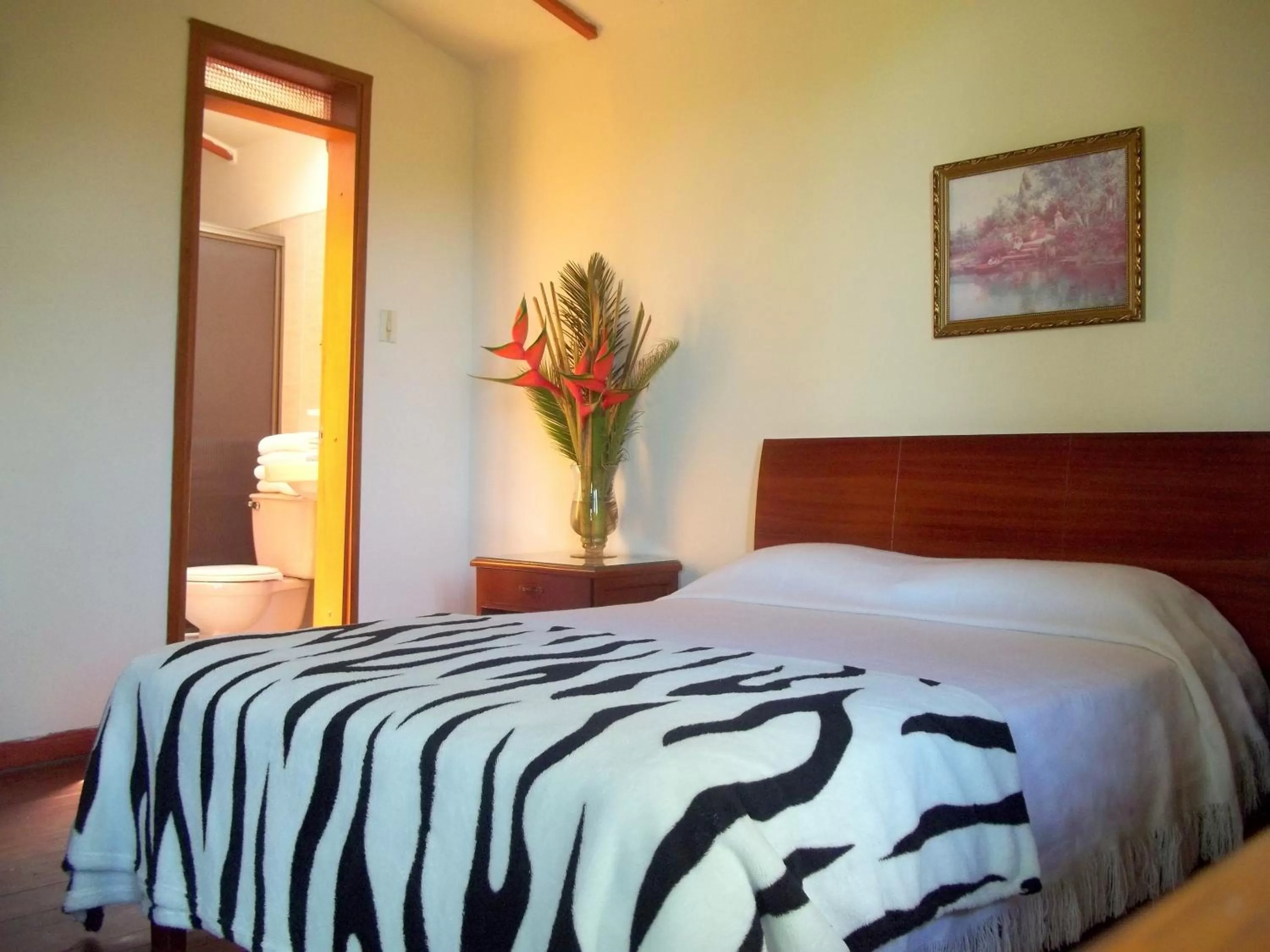 Bed in Cabañas Las Bifloras