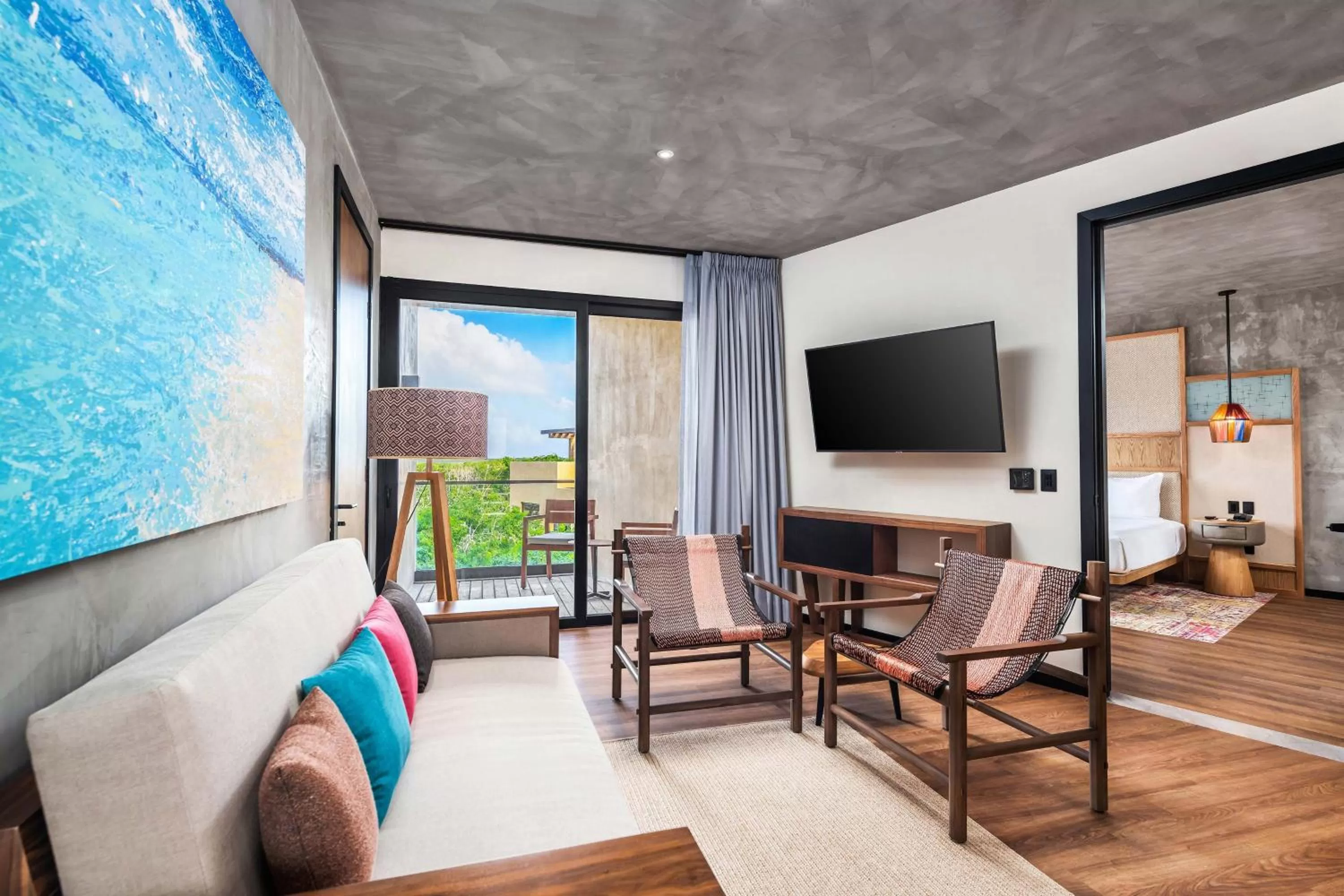 Bedroom in Aloft Tulum