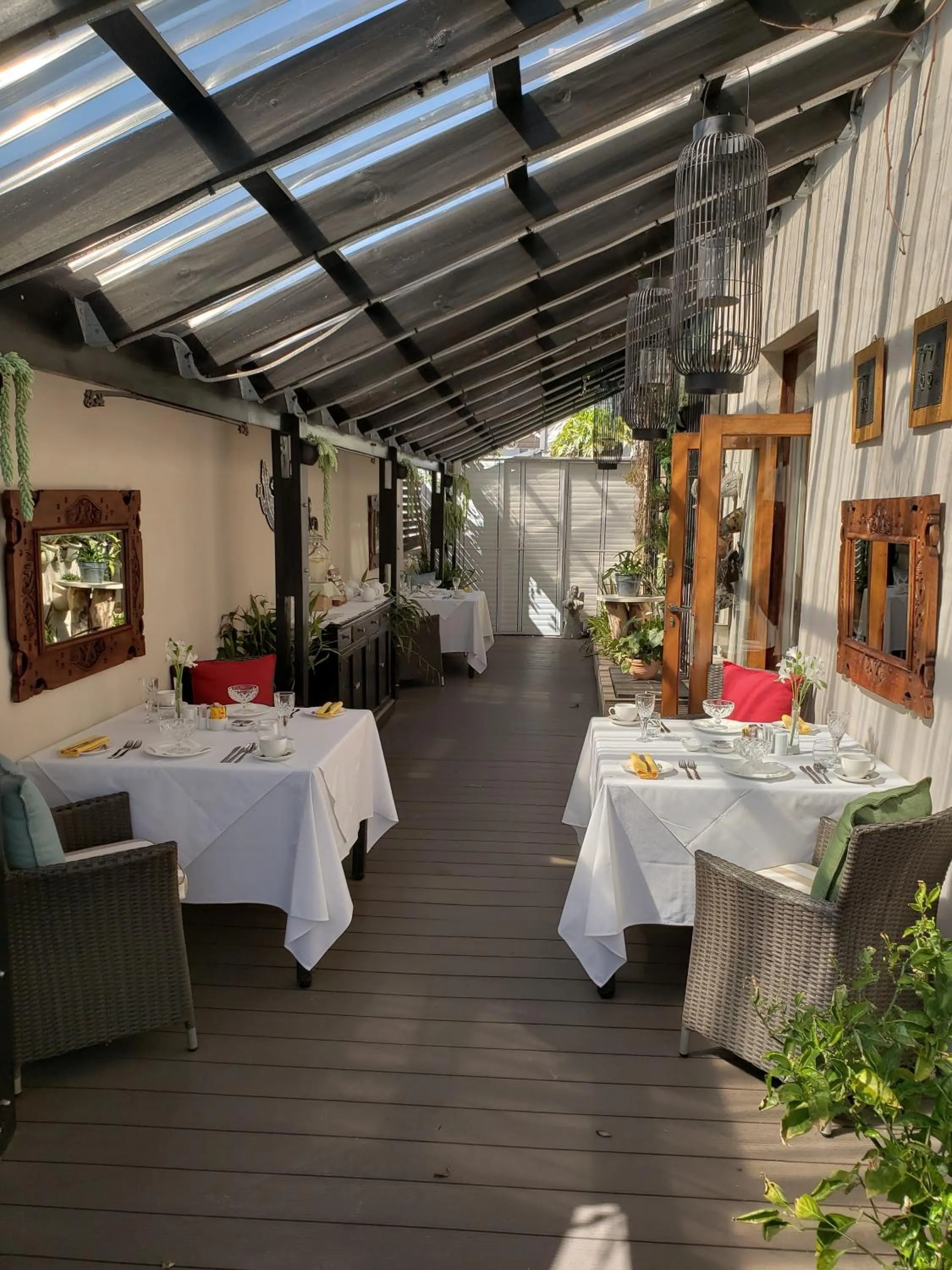 Balcony/Terrace in Point B Guest House -Sustainable Solar Energy