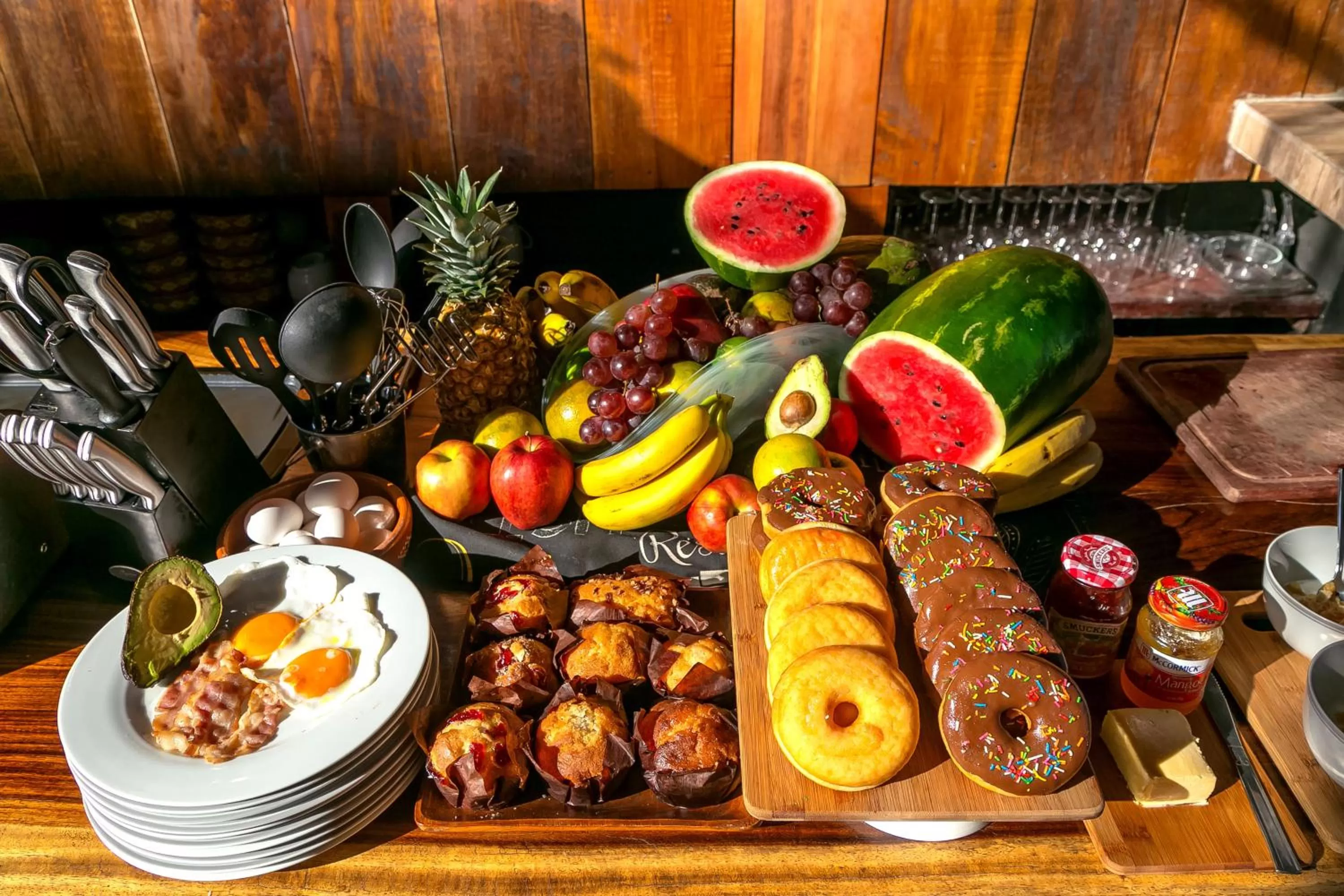 Breakfast in Grand Balam Plaza