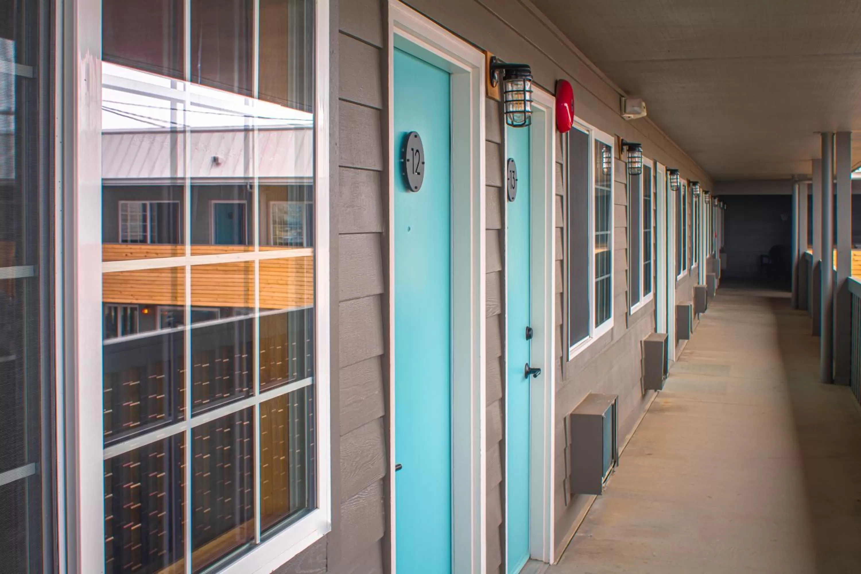 Facade/entrance in Ashore Hotel