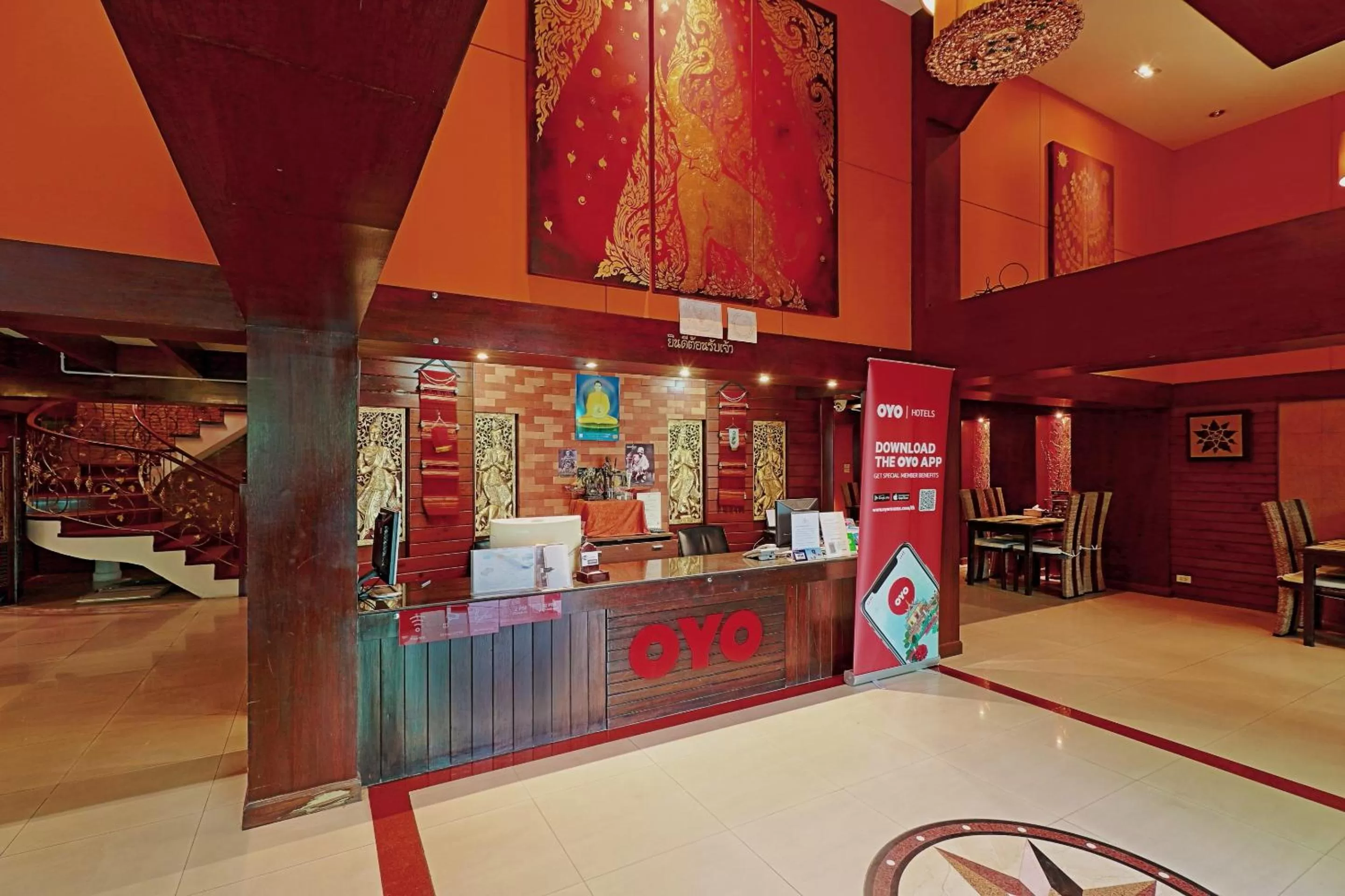 Lobby or reception in OYO 635 Sira Boutique Hotel