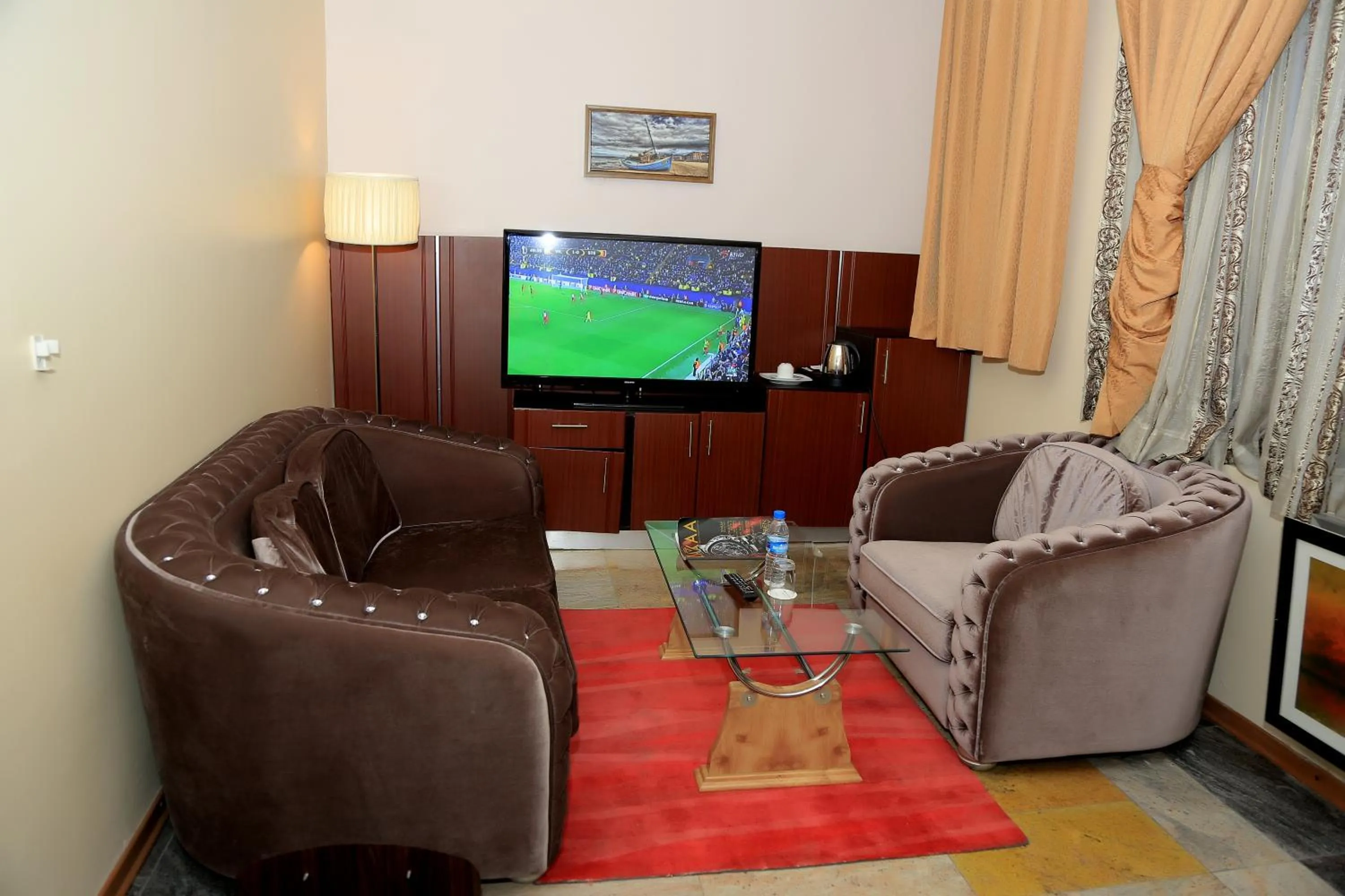 Living room, Seating Area in Swiss International Mabisel Port Harcourt