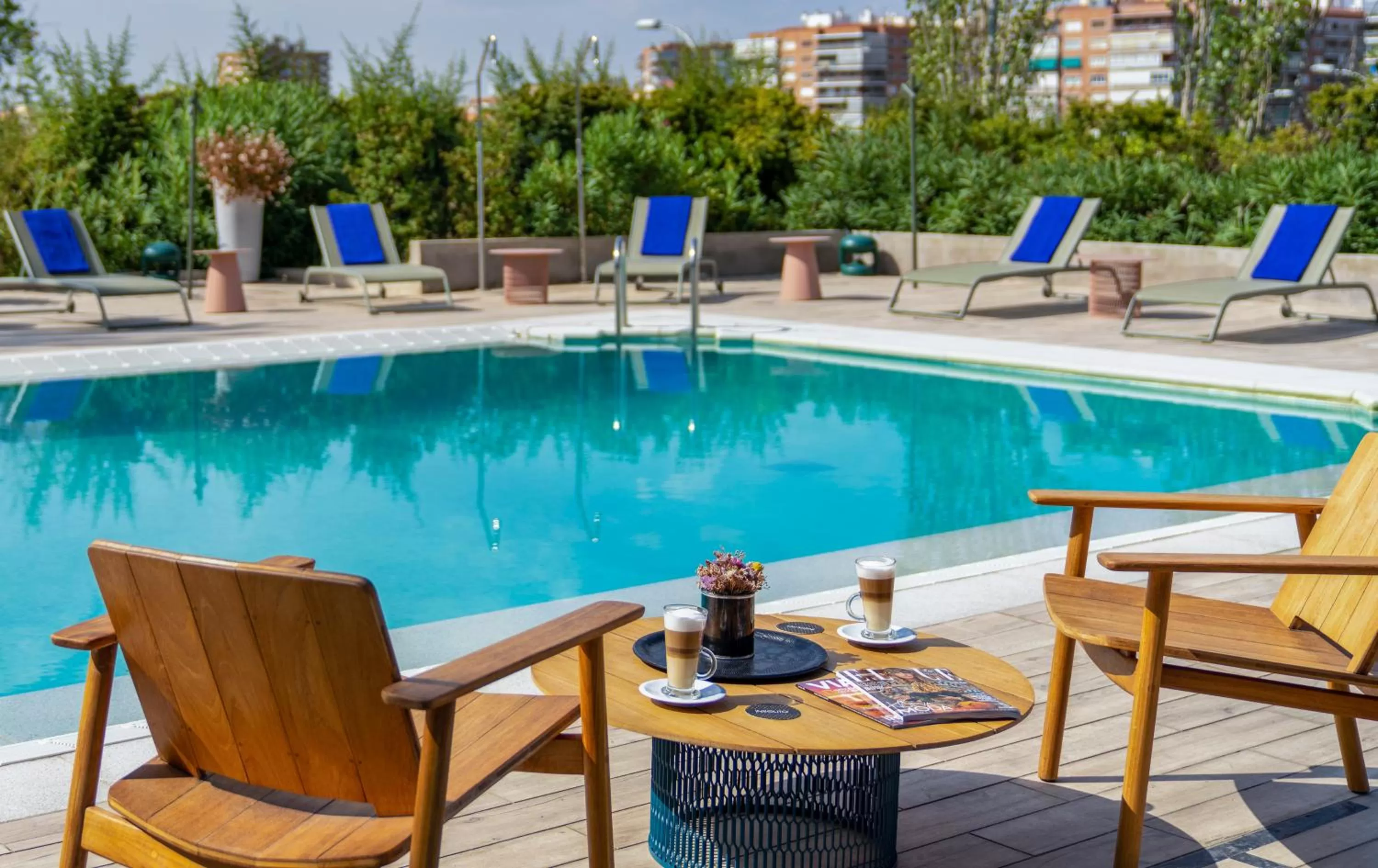 Swimming pool in Ibis Styles Madrid City Las Ventas