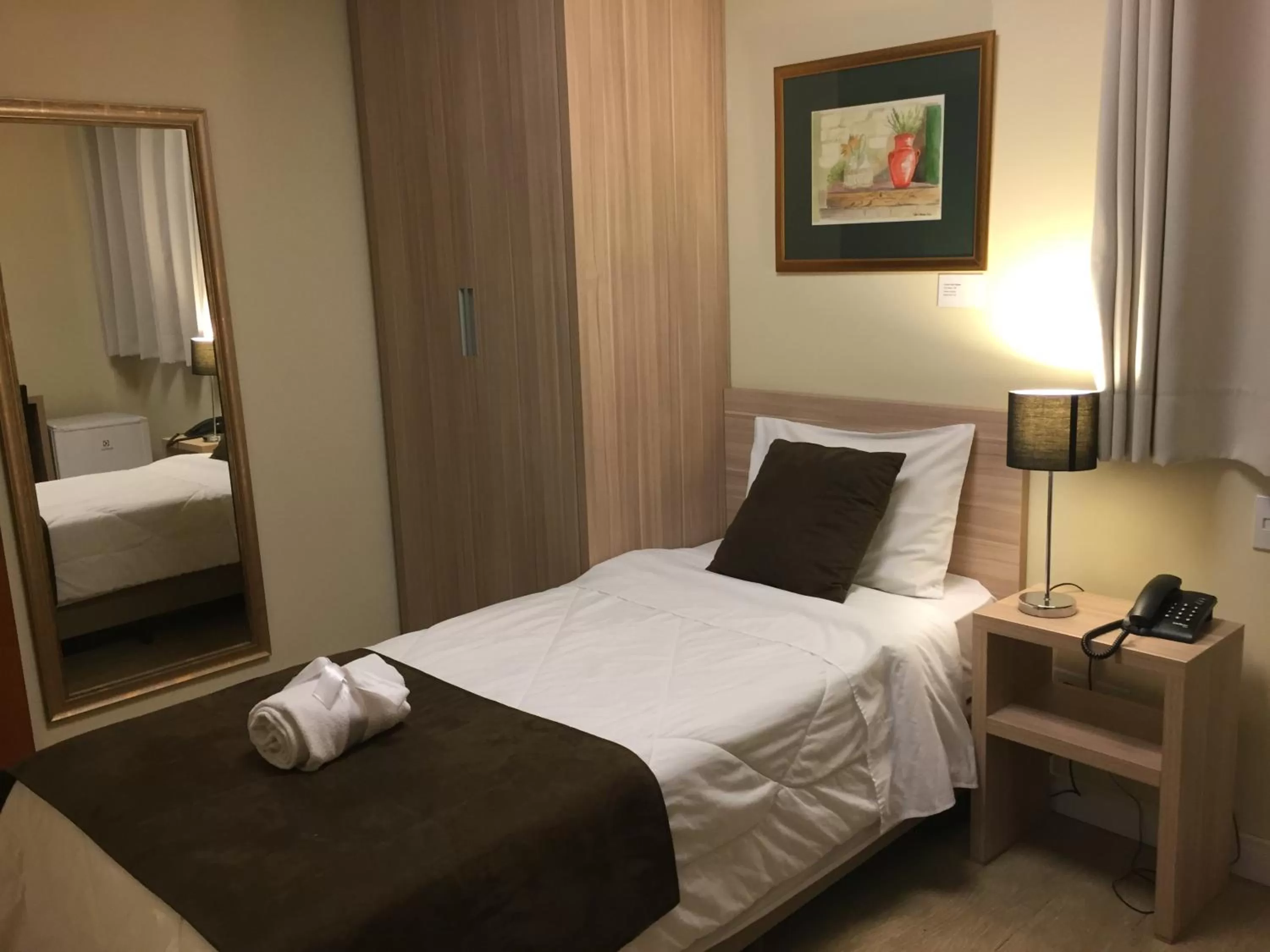 Bed in Hotel Praça da Matriz