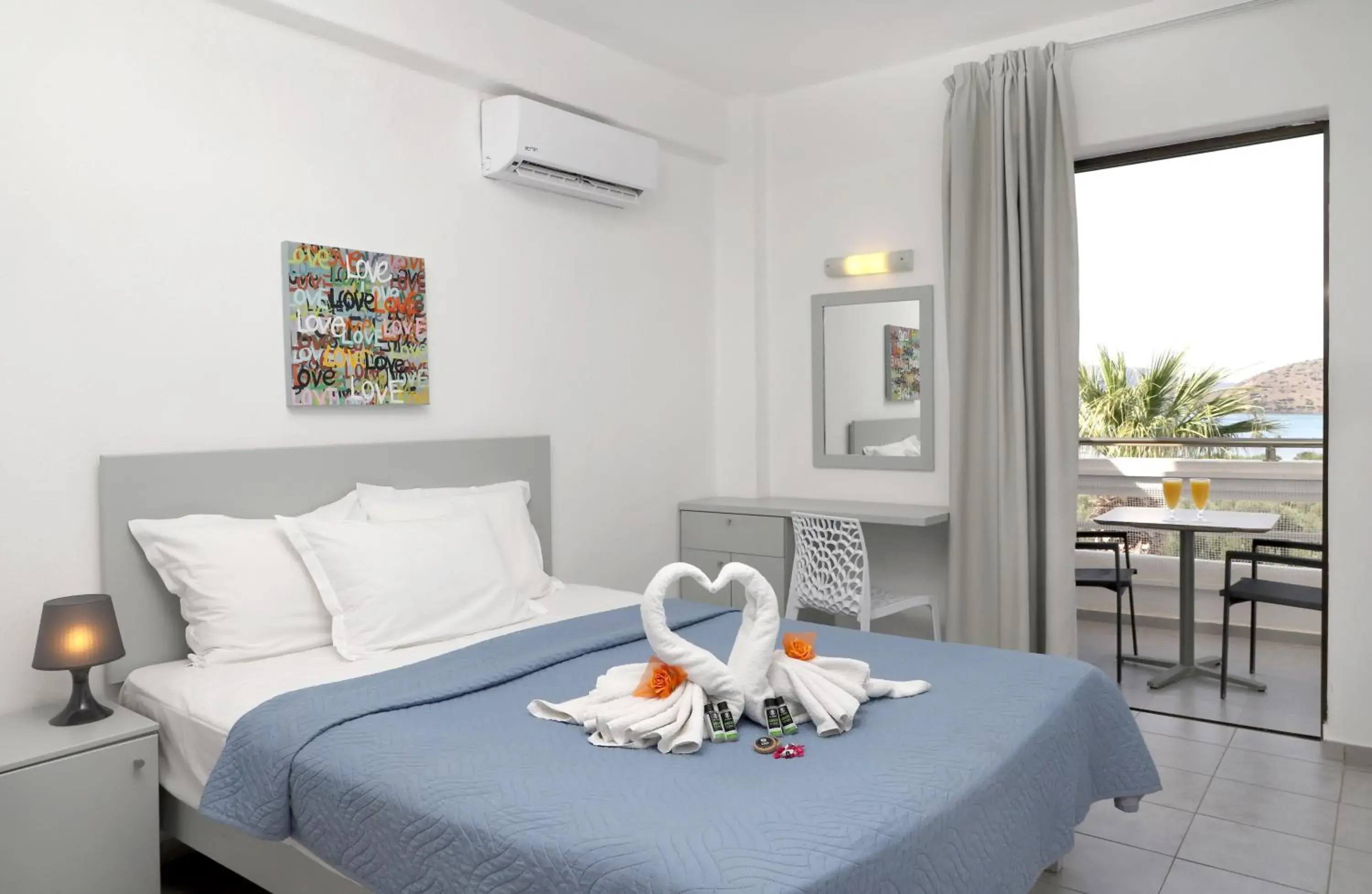 Standard Room with Partial Sea View in Elounda Krini Hotel Standard Room with Partial Sea View in Elounda Krini Hotel