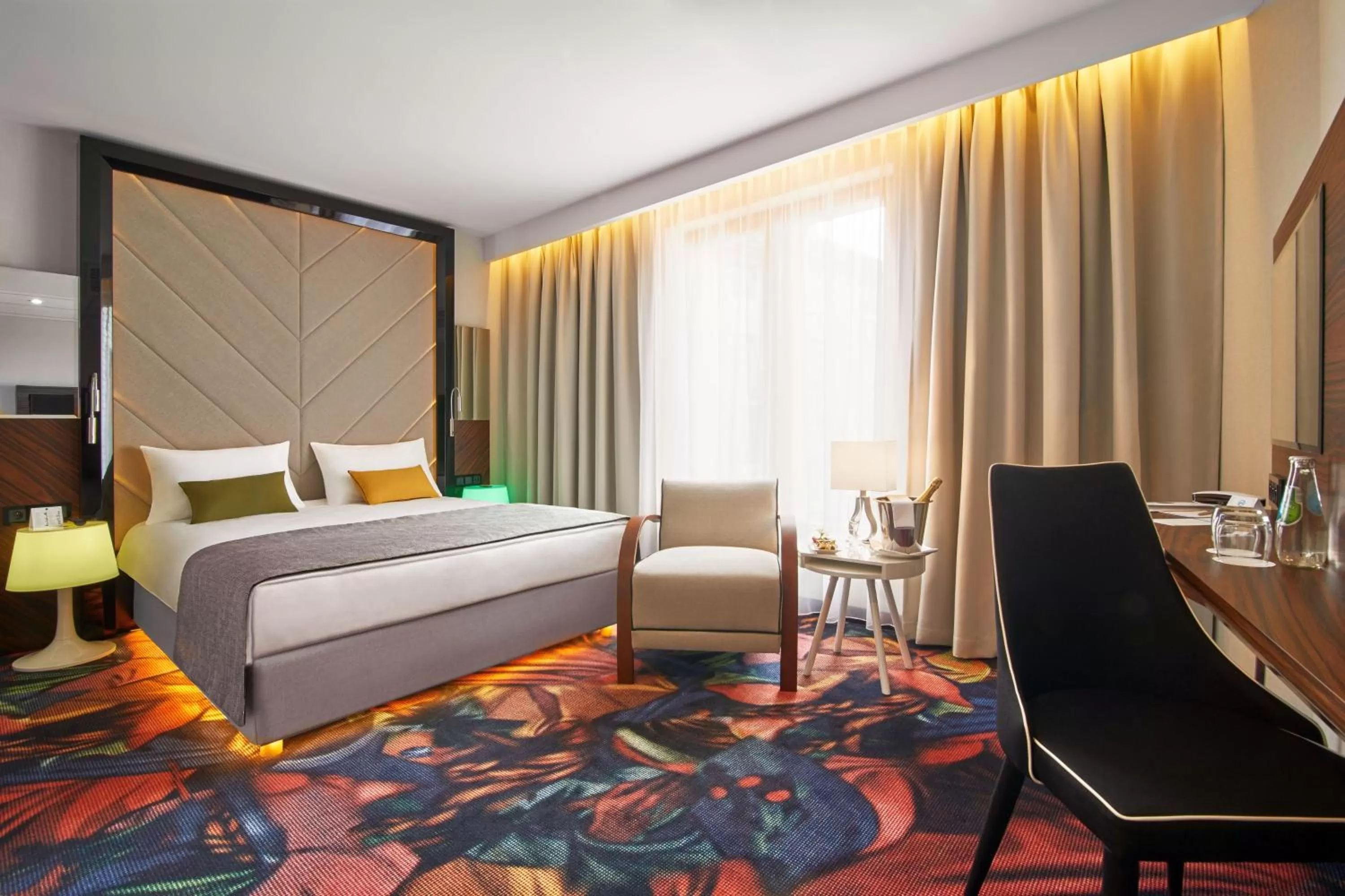 Bed in INX Design Hotel