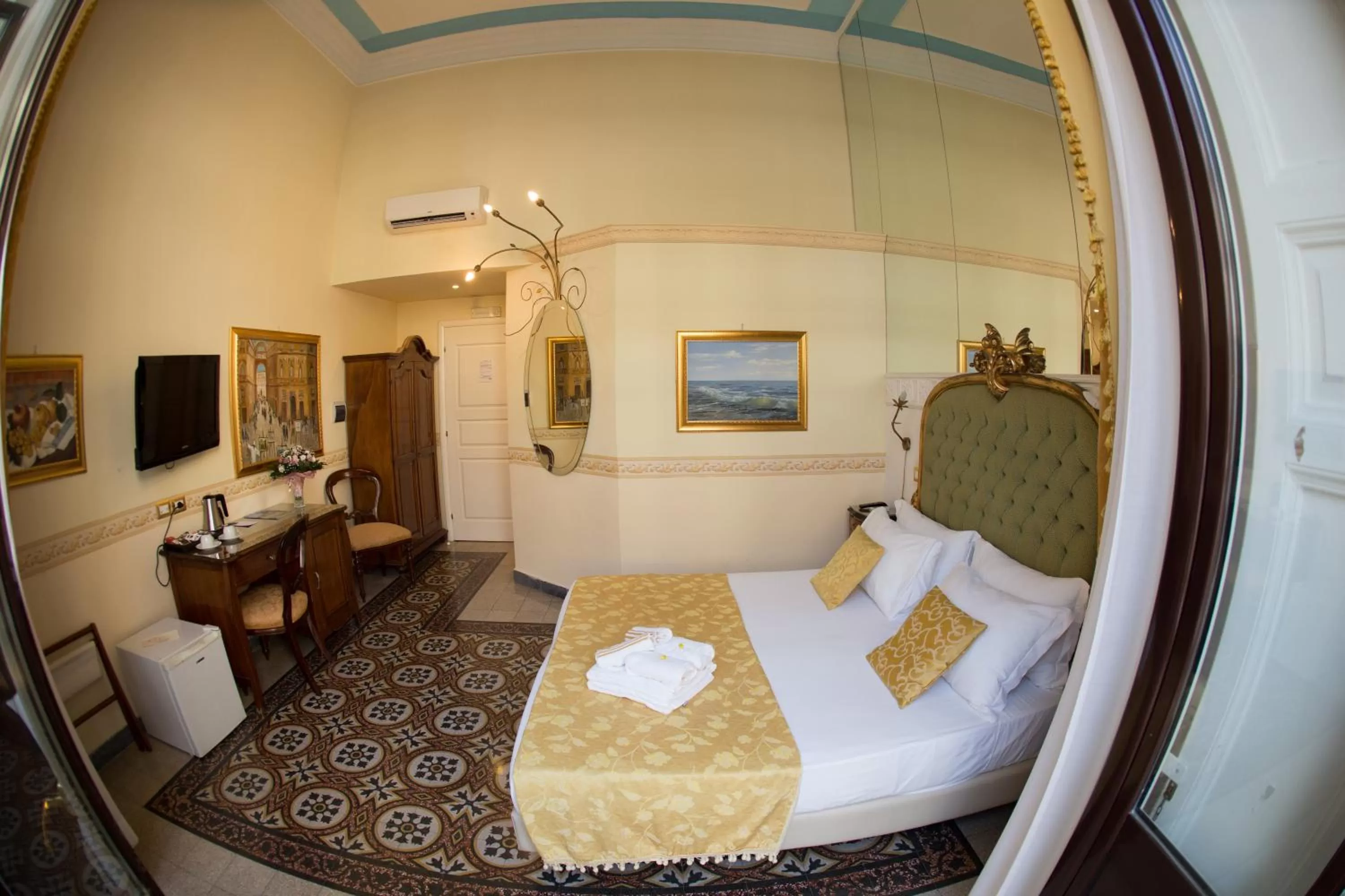 Bed in B&B Art Suite Santa Brigida