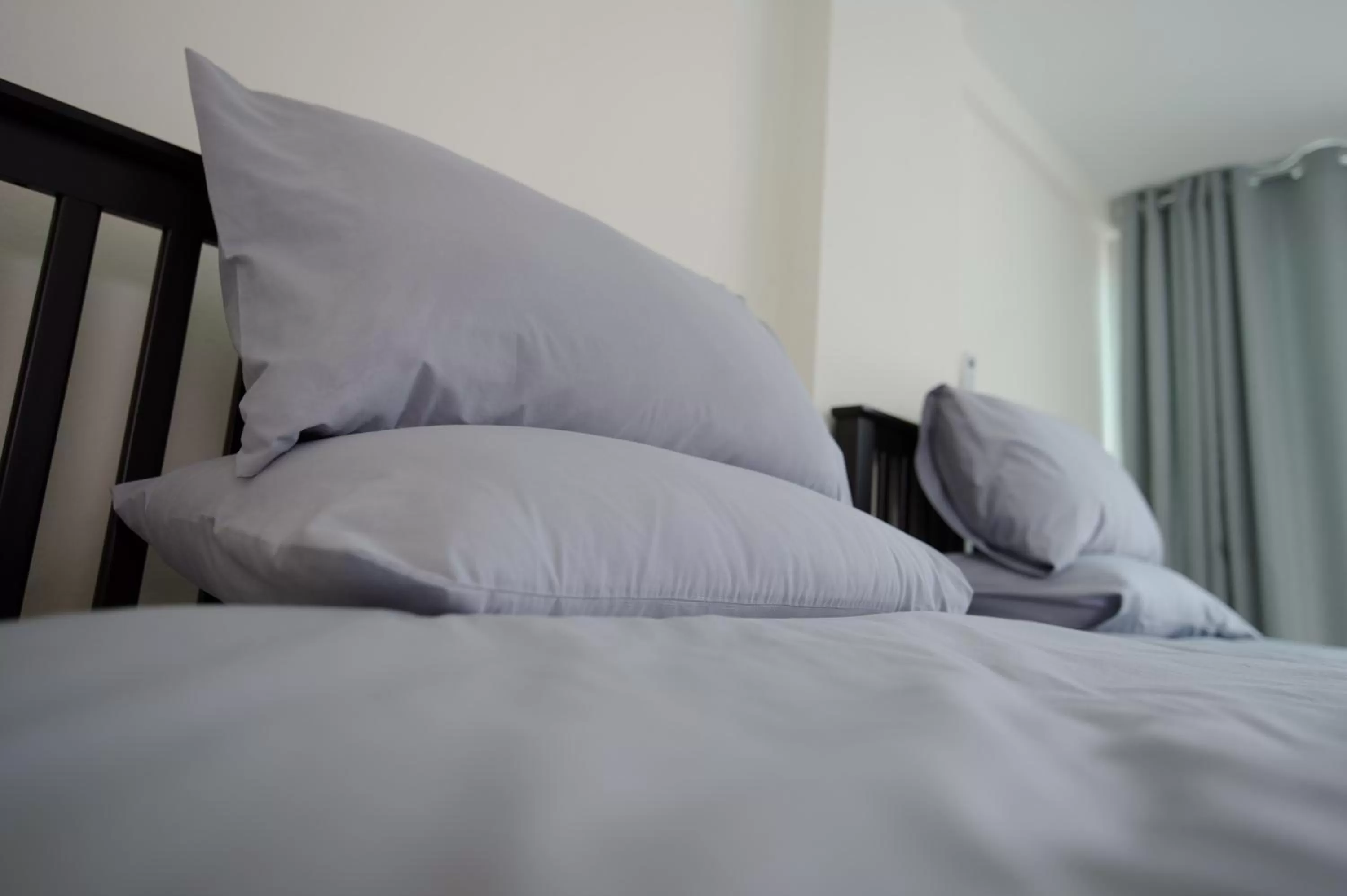 Decorative detail, Bed in Don Muang Hotel