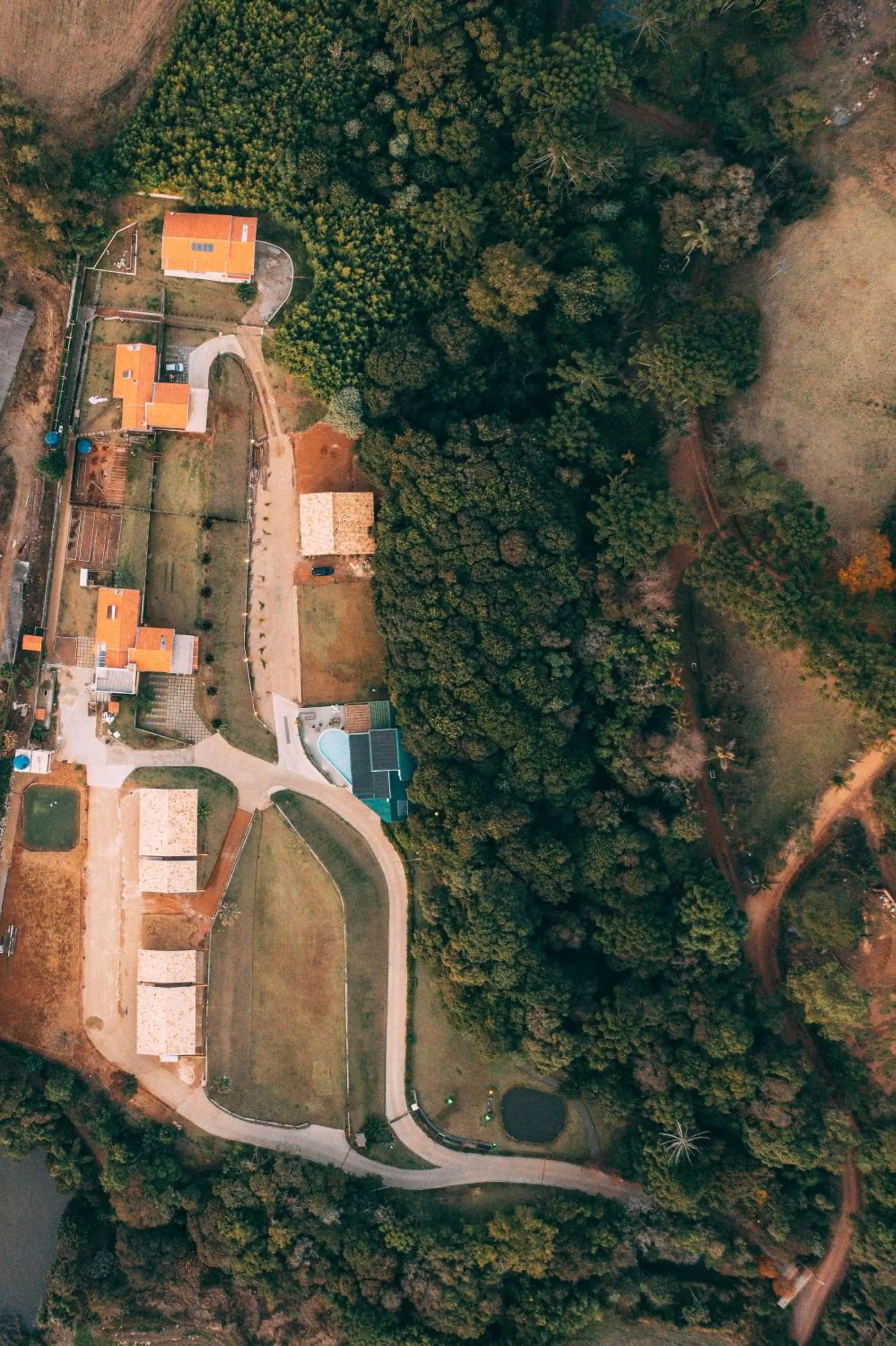 Bird's eye view, Bird's-eye View in Pousada Trem Chic