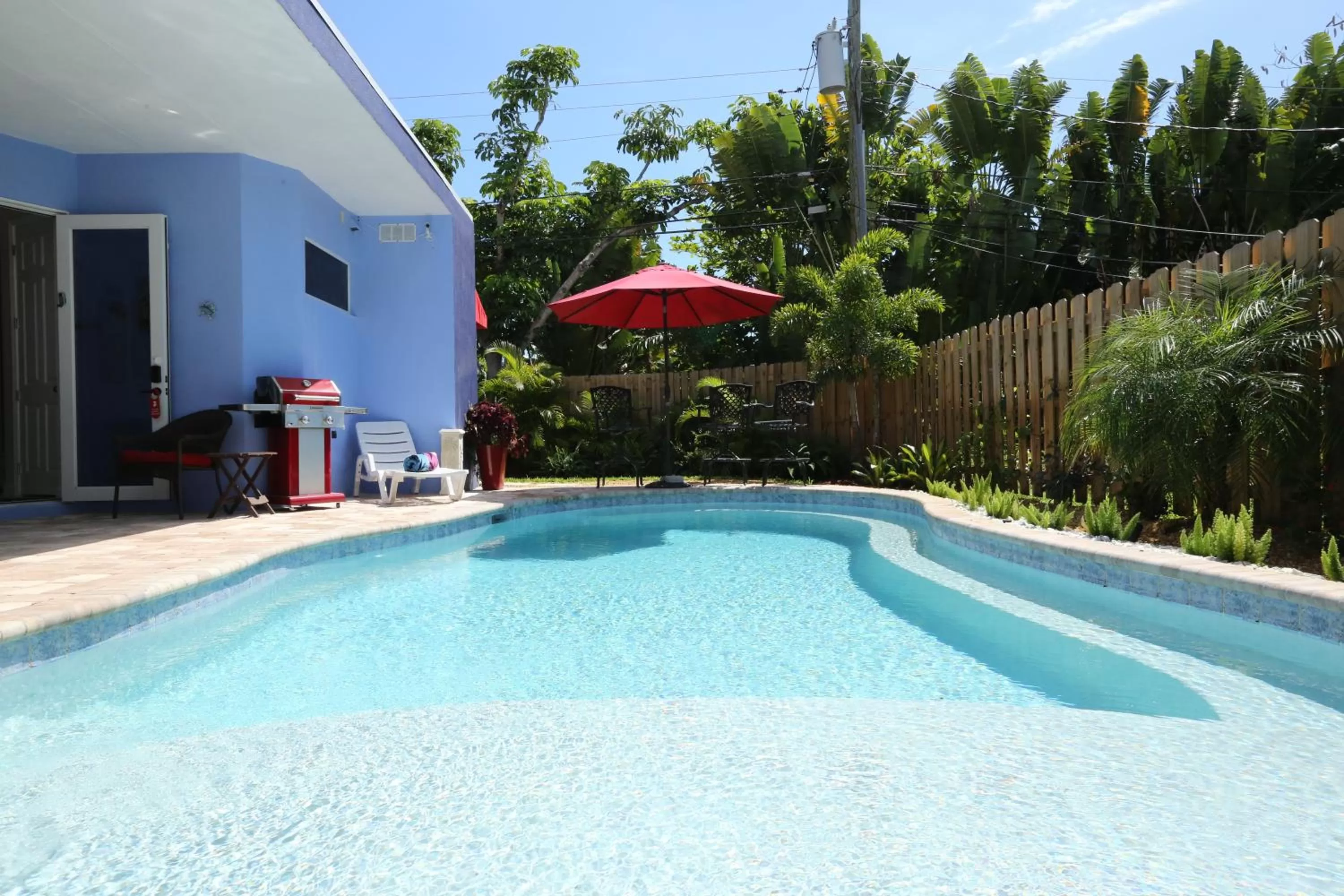 Garden view in Fantasy Island Inn, Caters to Men