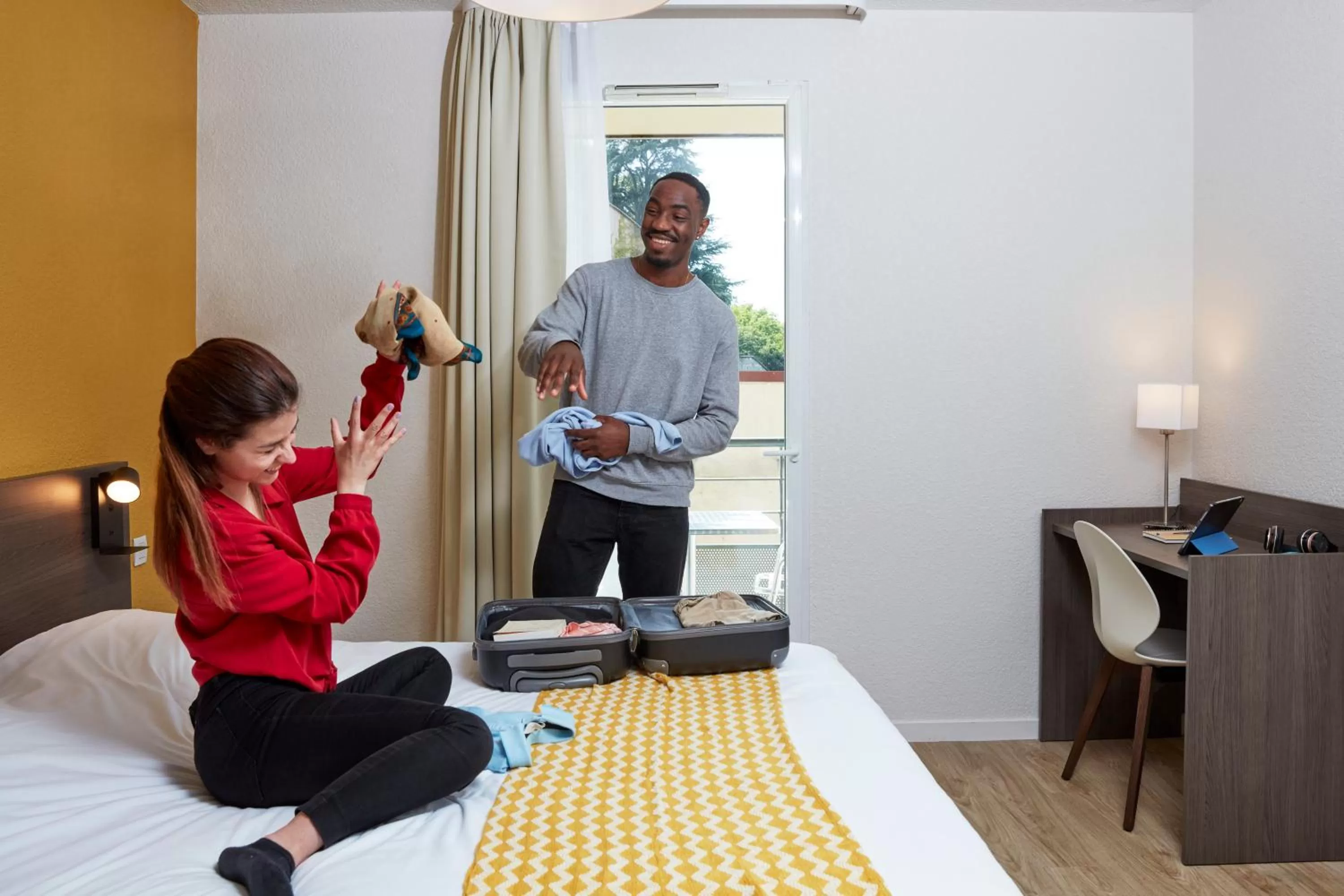 Photo of the whole room, Bed in Aparthotel Adagio Access Poitiers