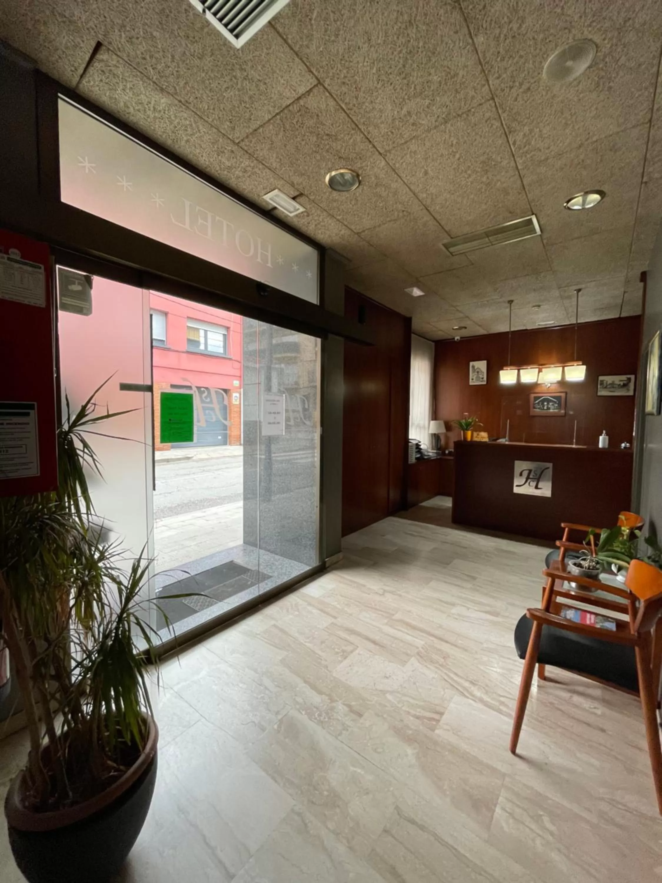 Lobby or reception in Hotel Sant Celoni