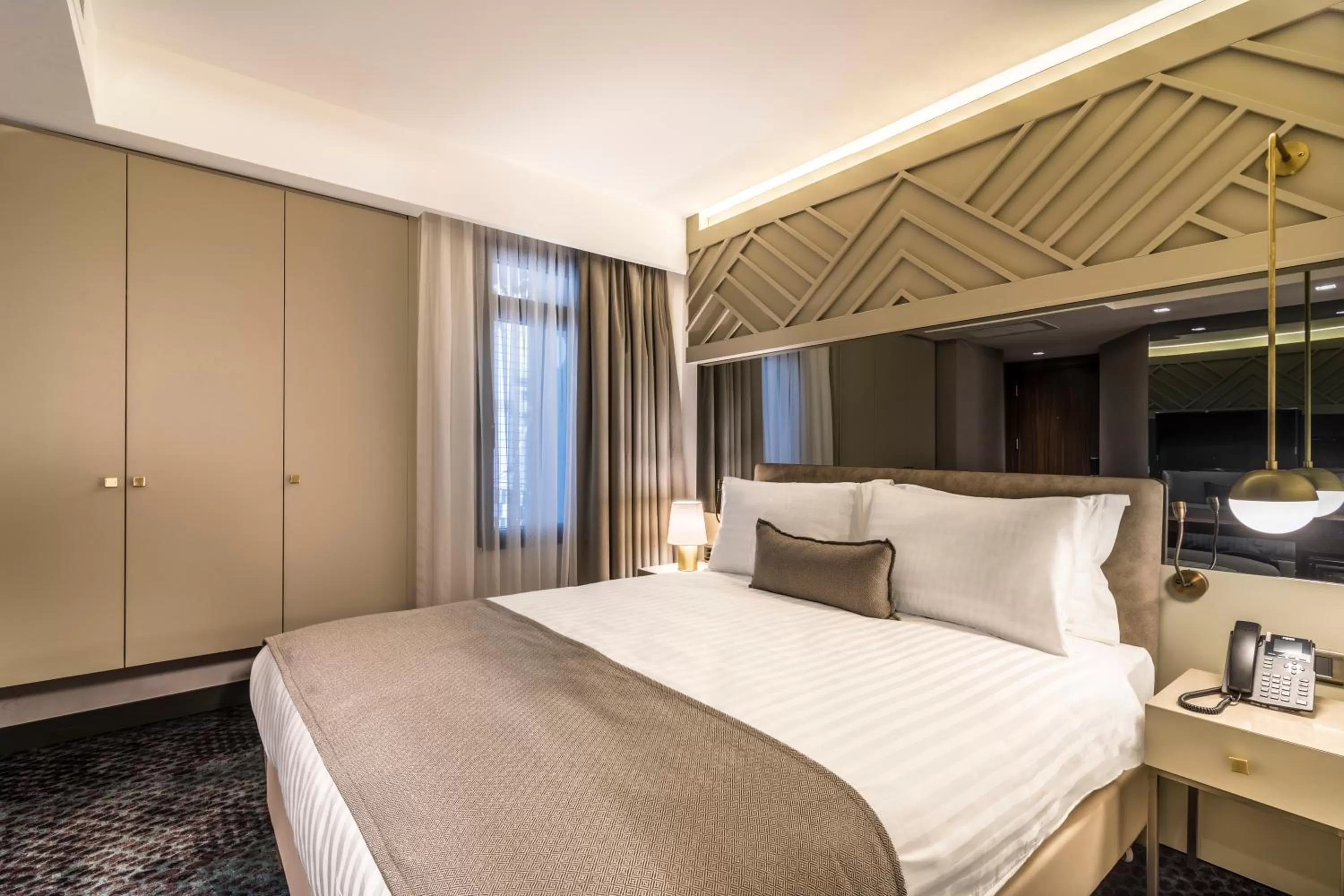 Shower, Bed in Galata Times Hotel