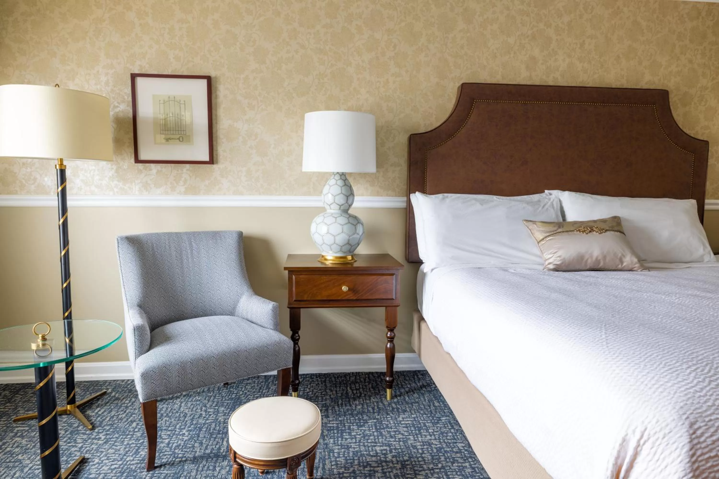 Bed in The Glidden House