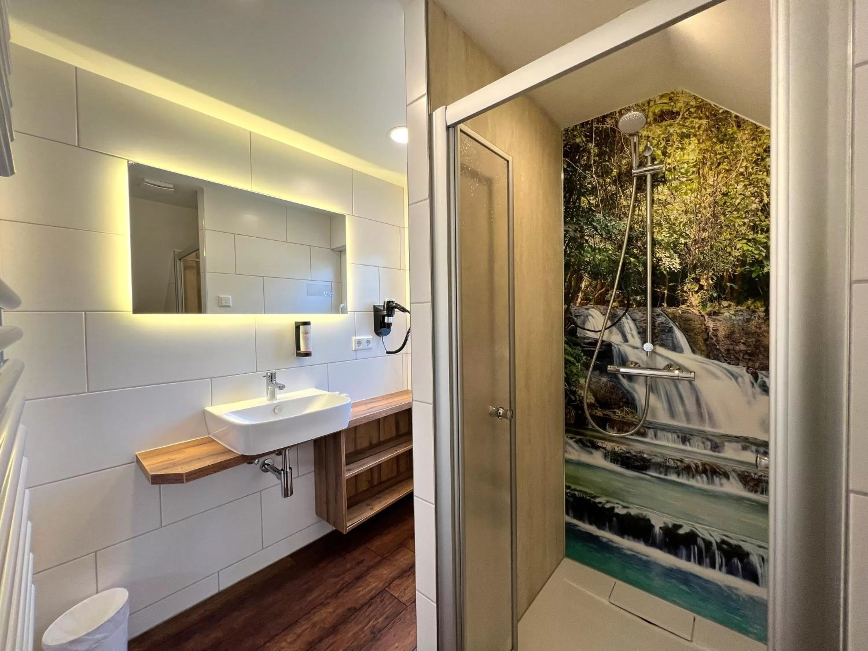 Bathroom in Familienhotel "Rhön Feeling"