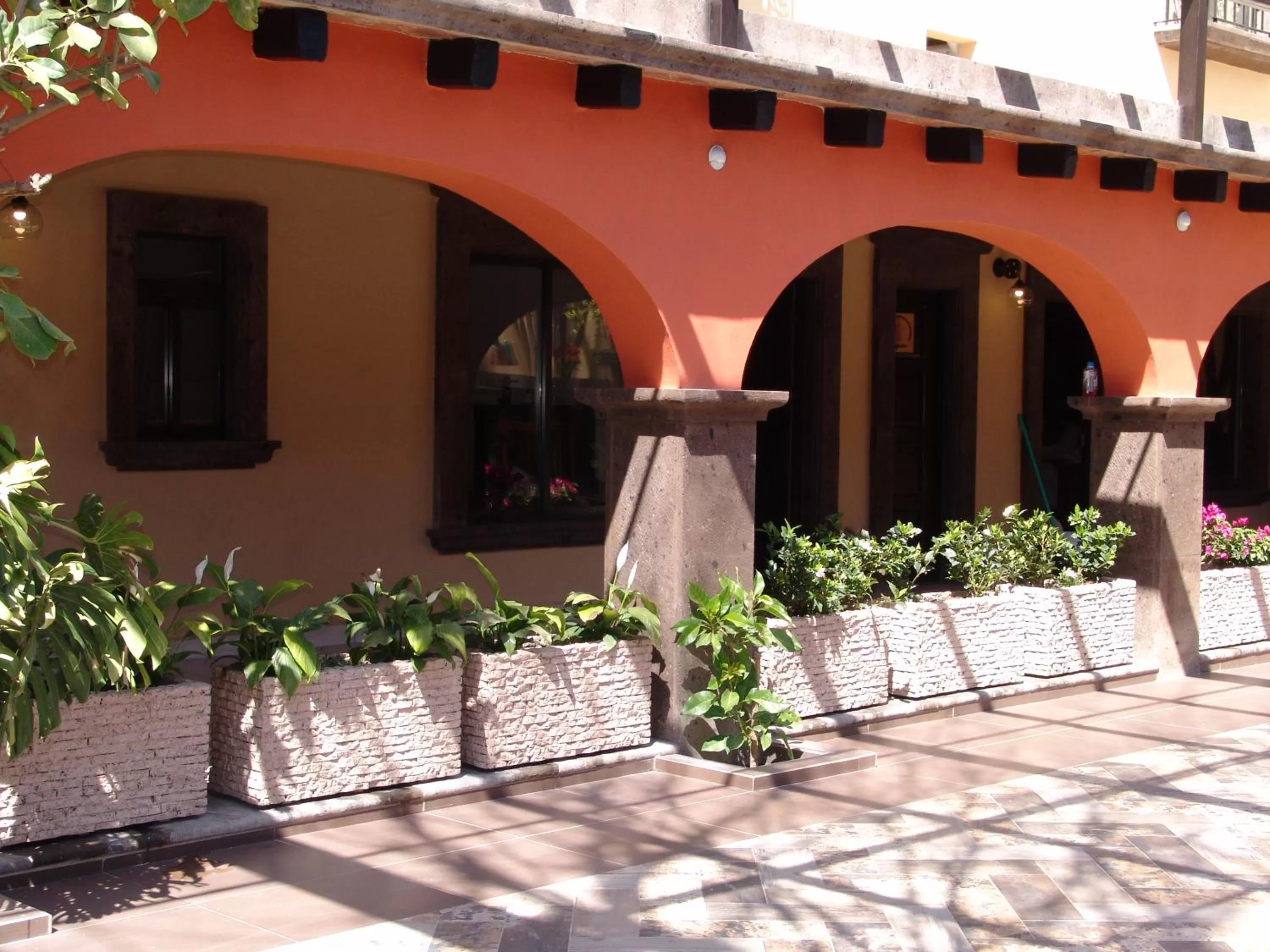 Patio in Hotel Casa Don Quijote