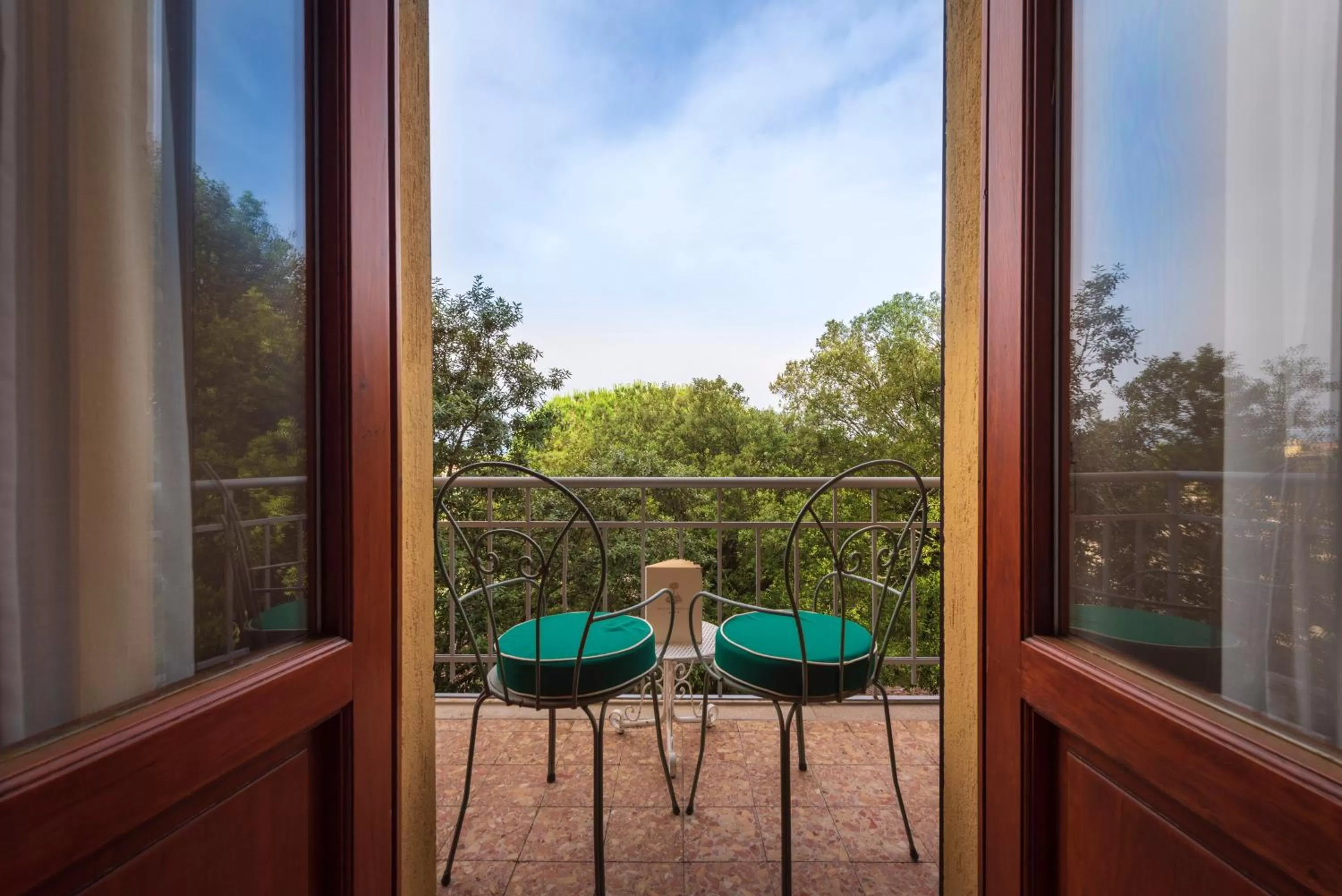Balcony/Terrace in Villa Scacciapensieri Boutique Hotel
