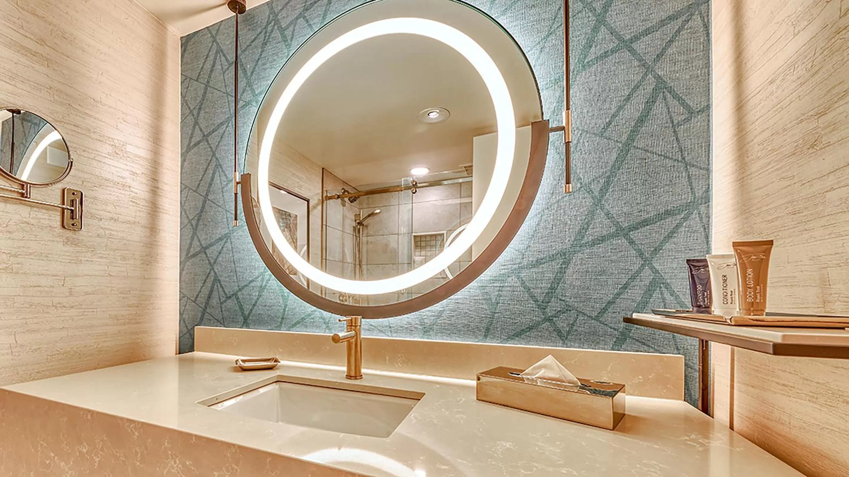 Bathroom in Harrah's Resort Atlantic City, A Caesars Destination