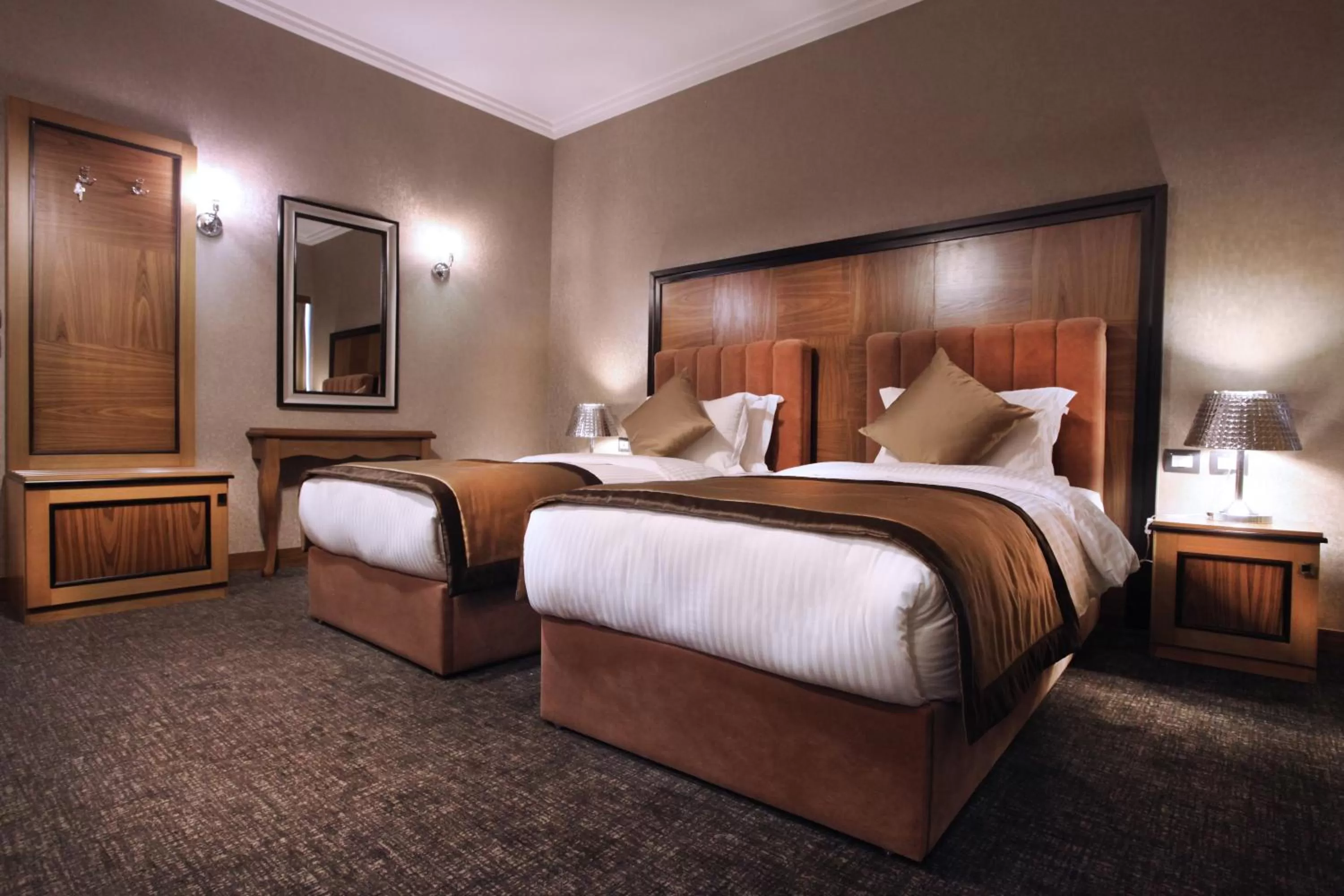 Bedroom, Bed in Hotel Colosseo Tirana