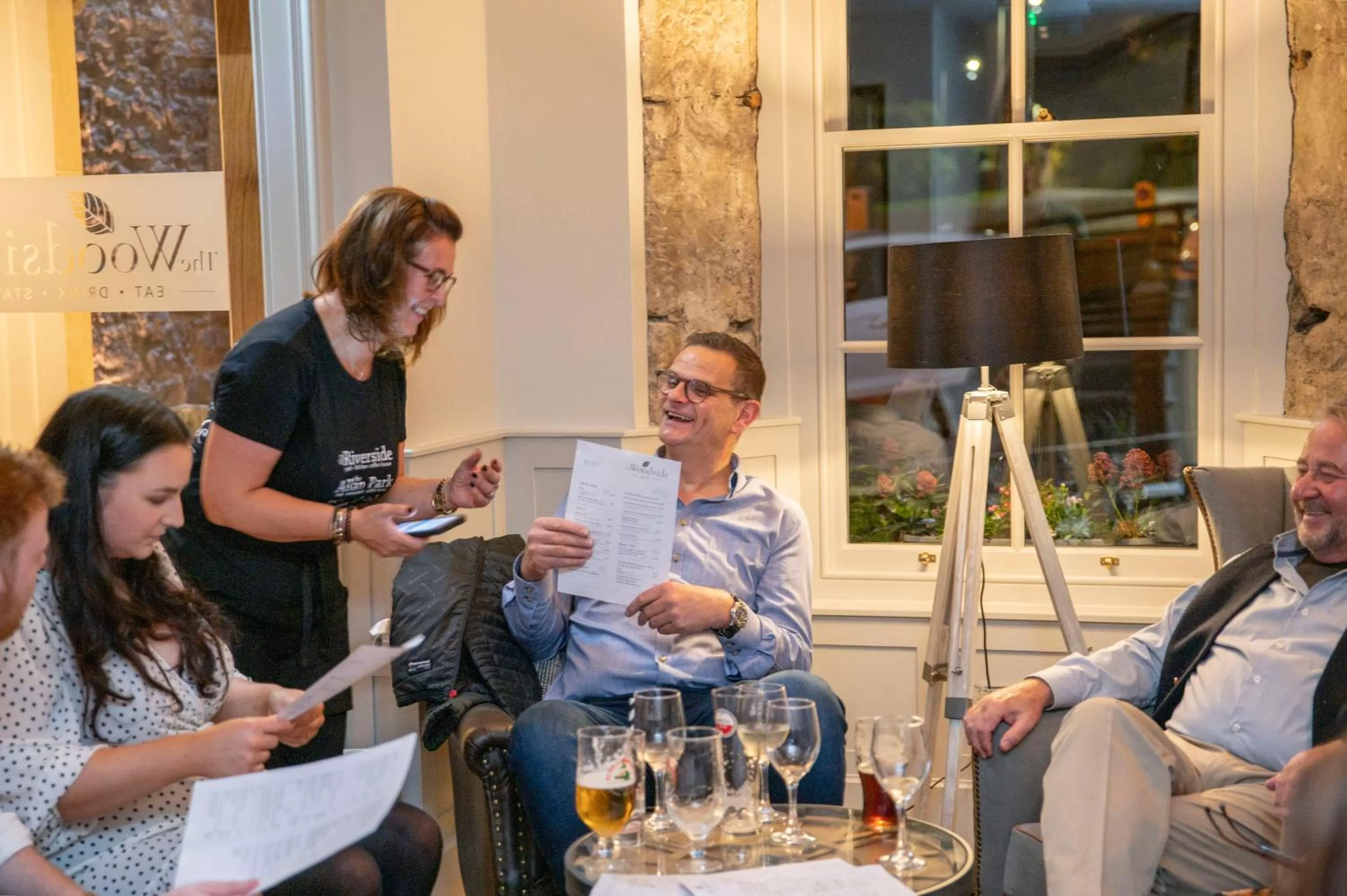 People in The Woodside