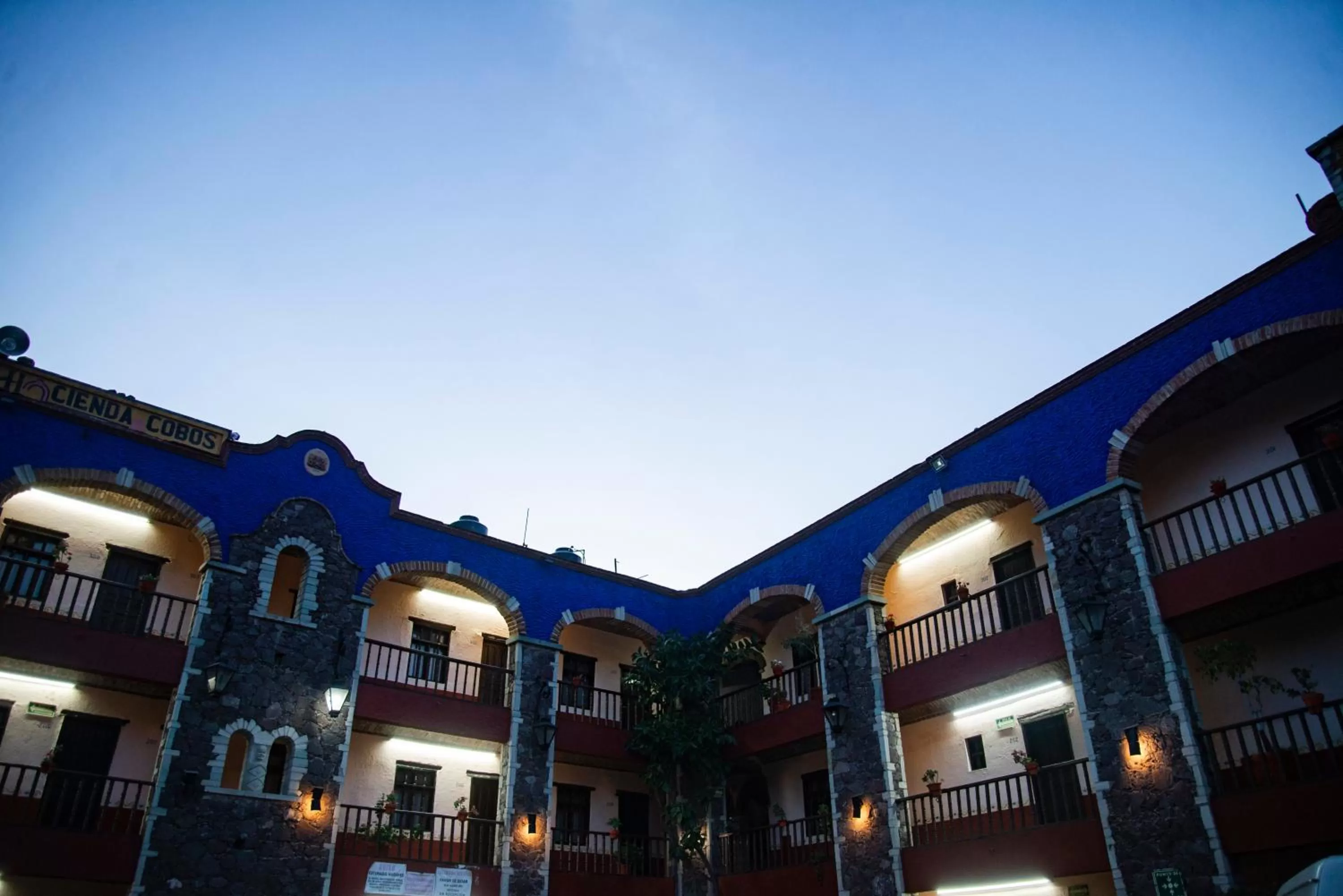 Property building in Hotel Hacienda de Cobos