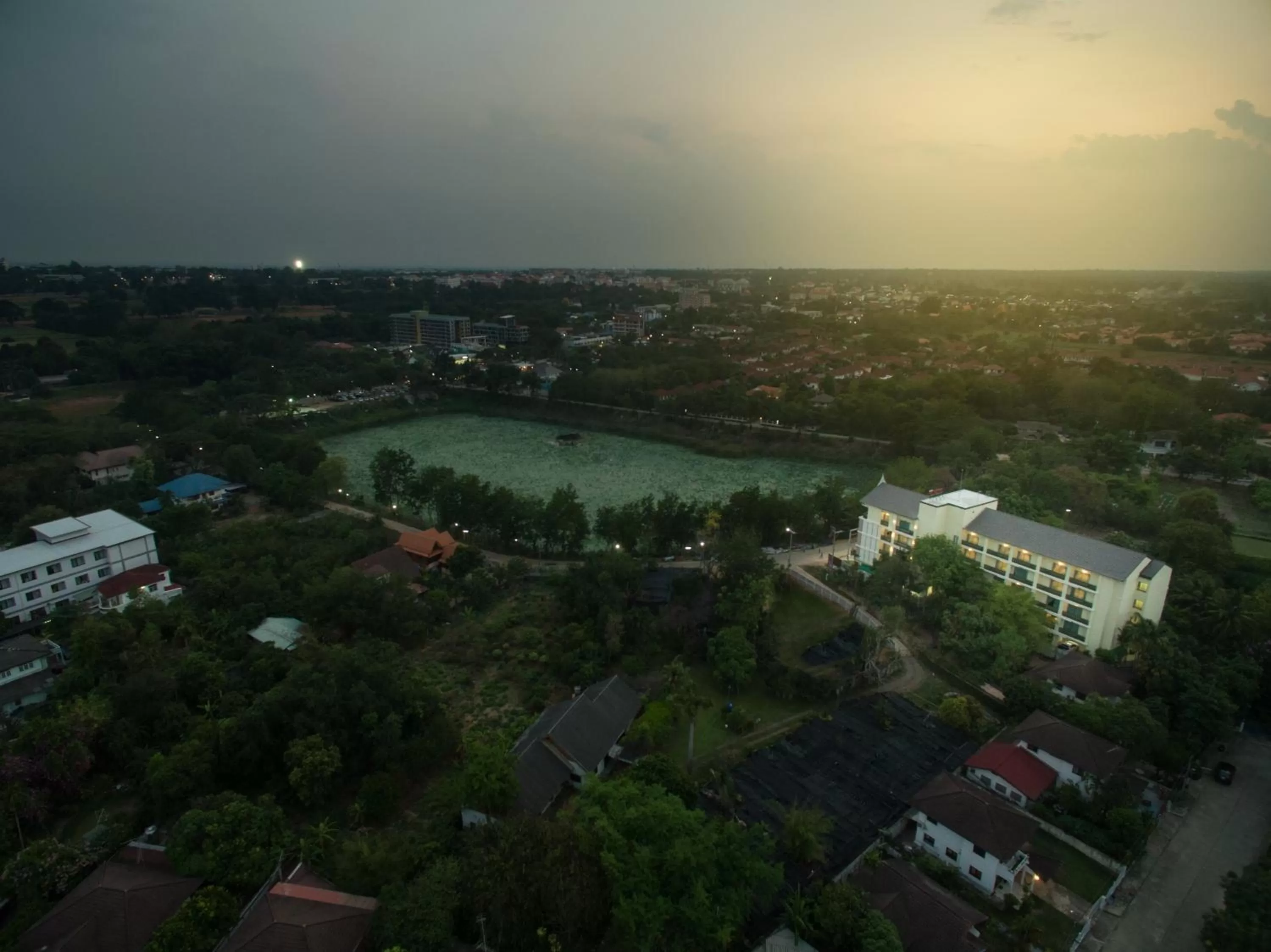 Bird's eye view in Anchan Laguna Hotel โรงแรมอัญชันลากูน่า