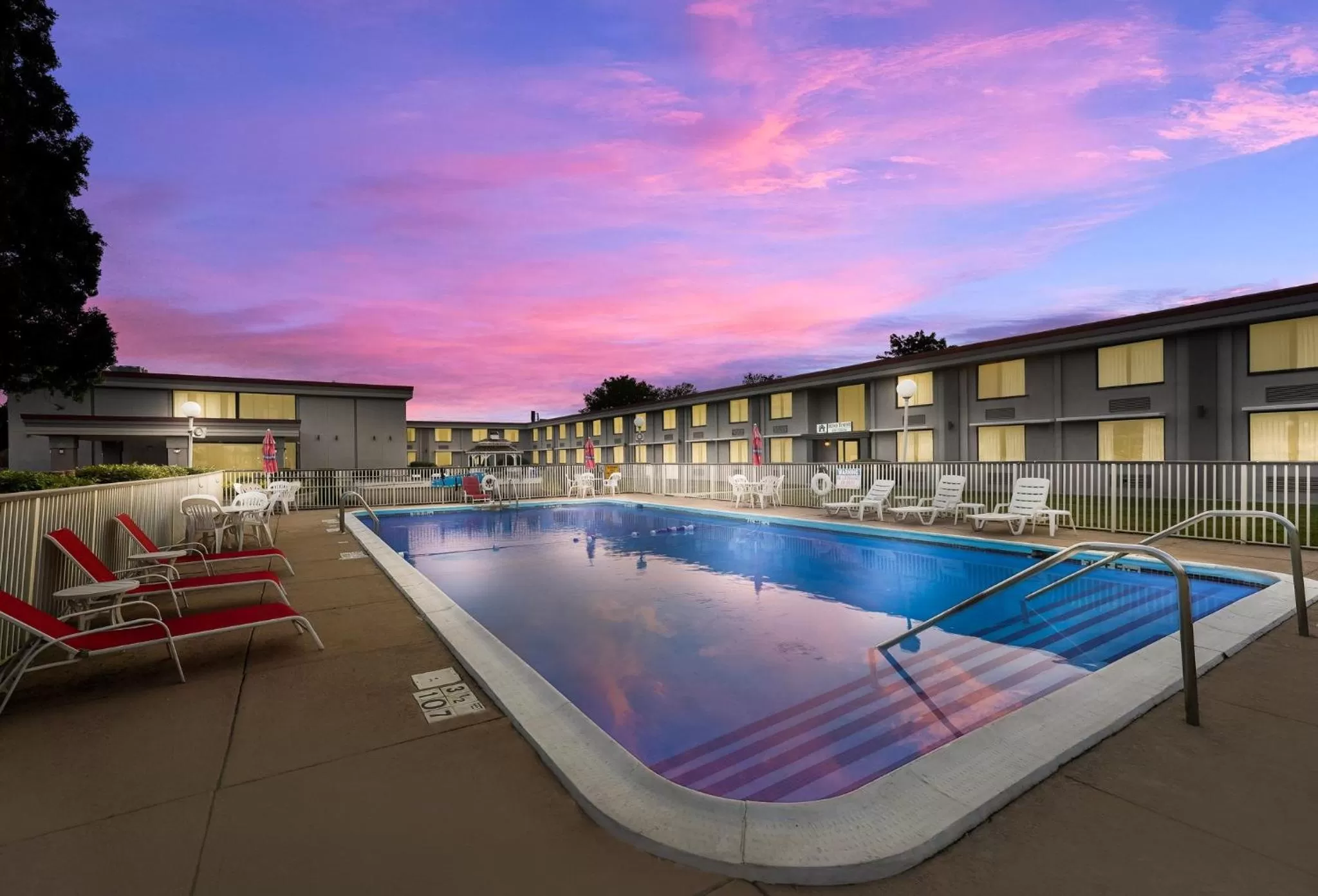 Property building in Red Roof Inn Painted Post