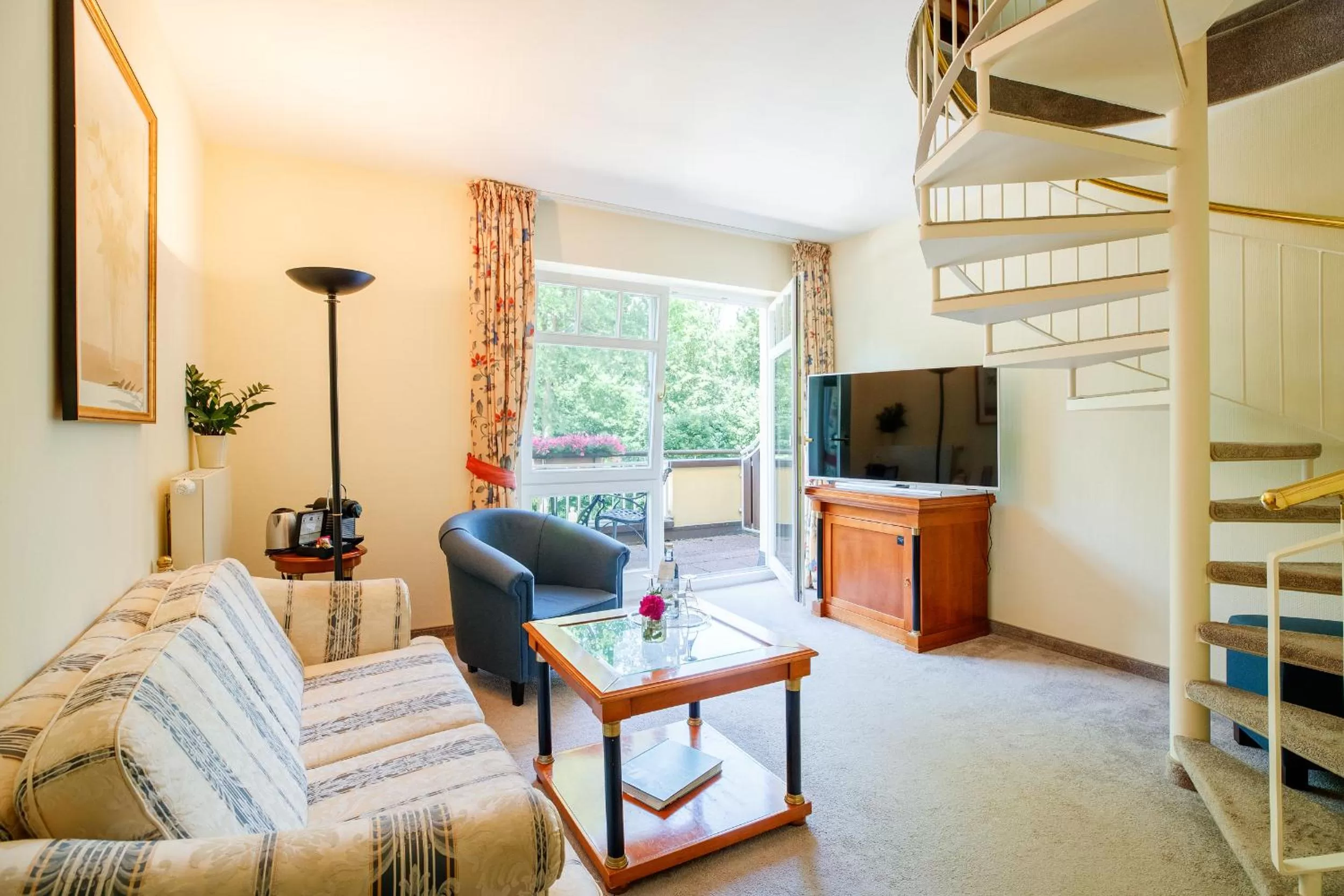 Living room in Kurhaus am Inselsee