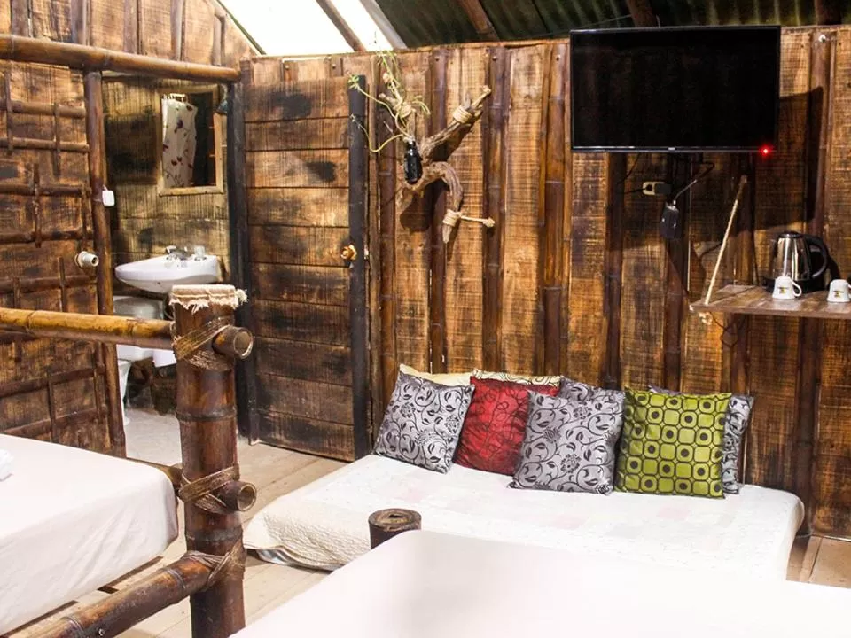 Bedroom in Cabañas Rústicas El Viejo Tambo By Rotamundos