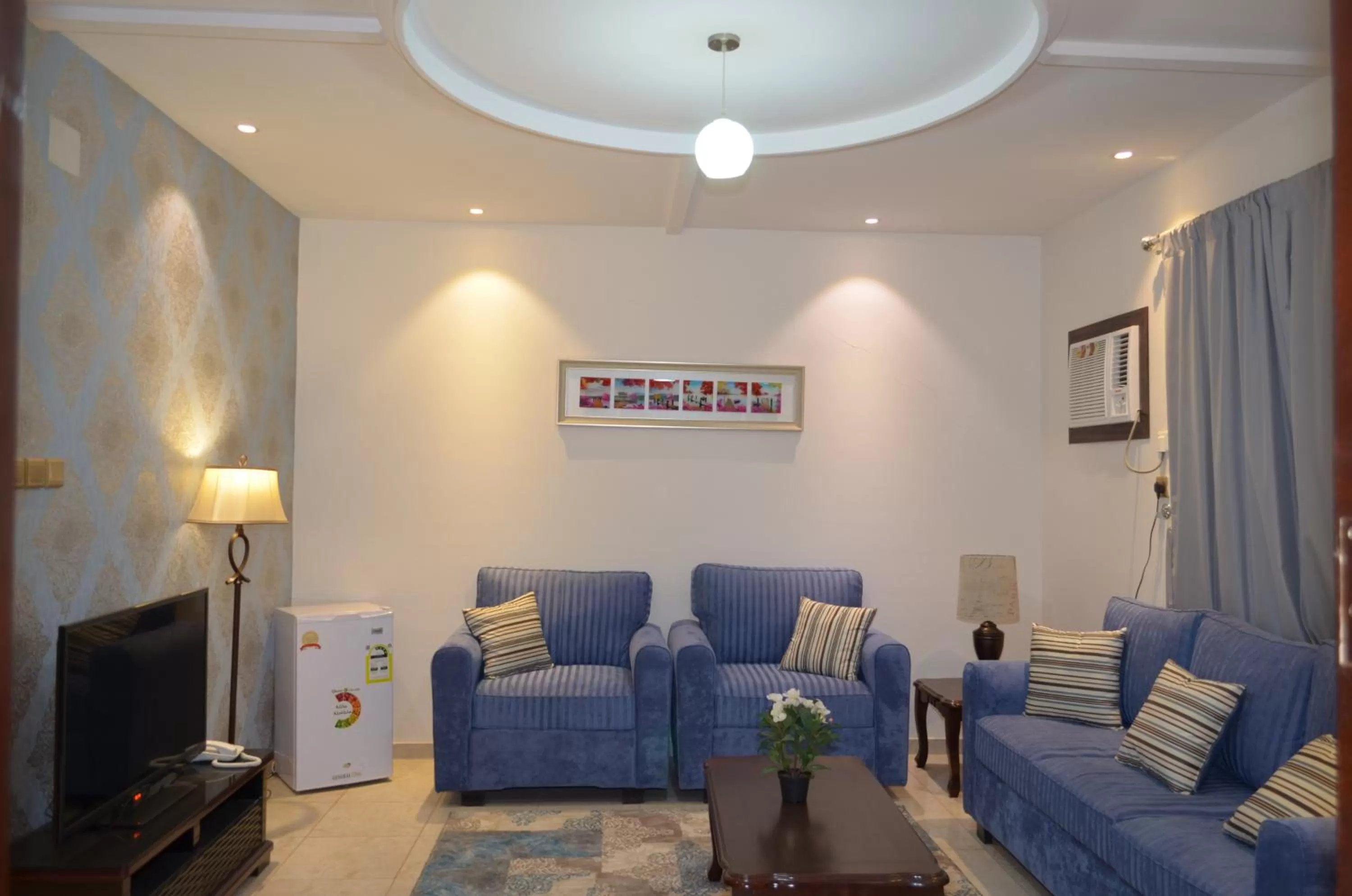 Living room, Seating Area in Holiday Season