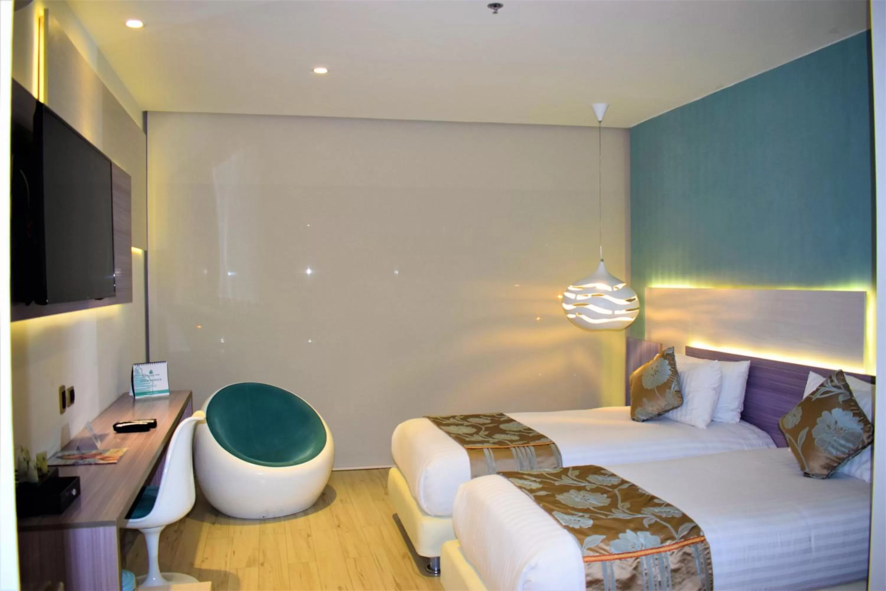 Bed in Hotel Catedral Plaza