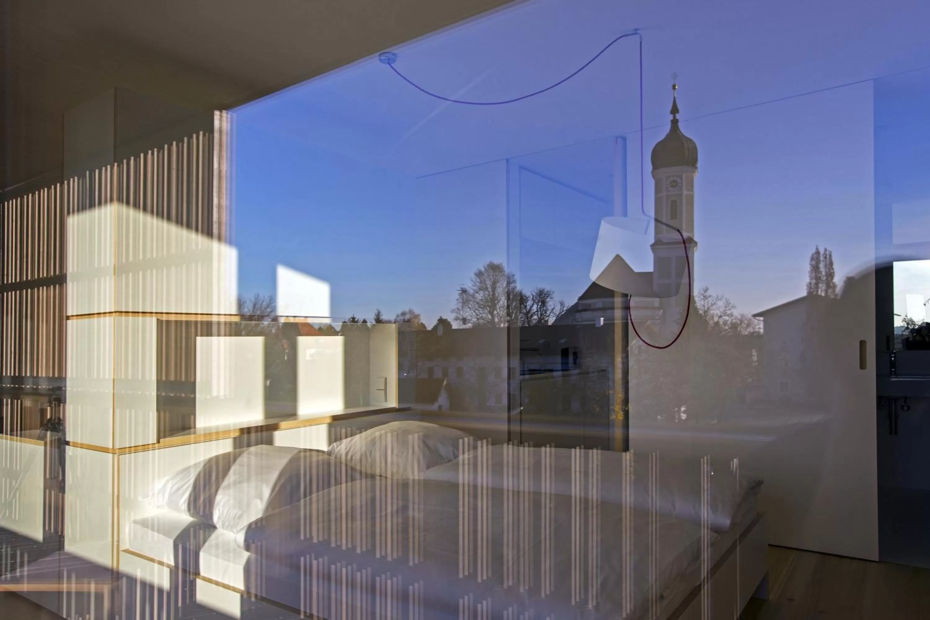 Bed in Hotel Neuwirt