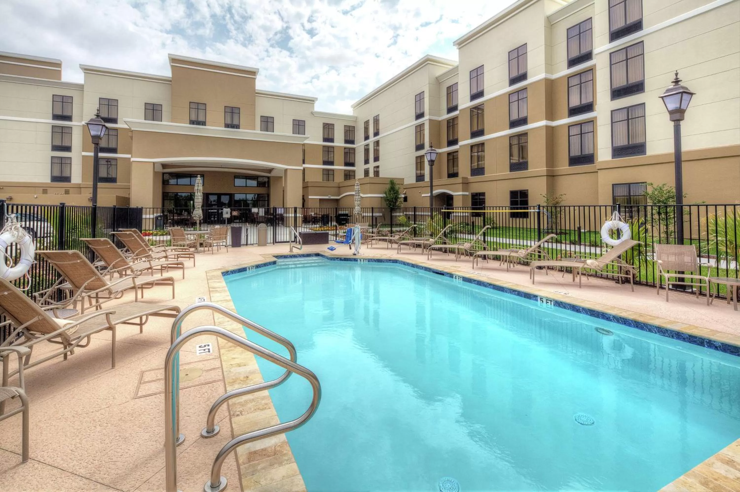 Pool view in Homewood Suites by Hilton Victoria