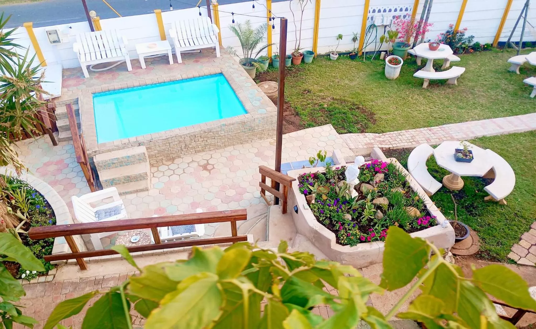 Garden, Pool View in Queensburgh B&B or Self Catering