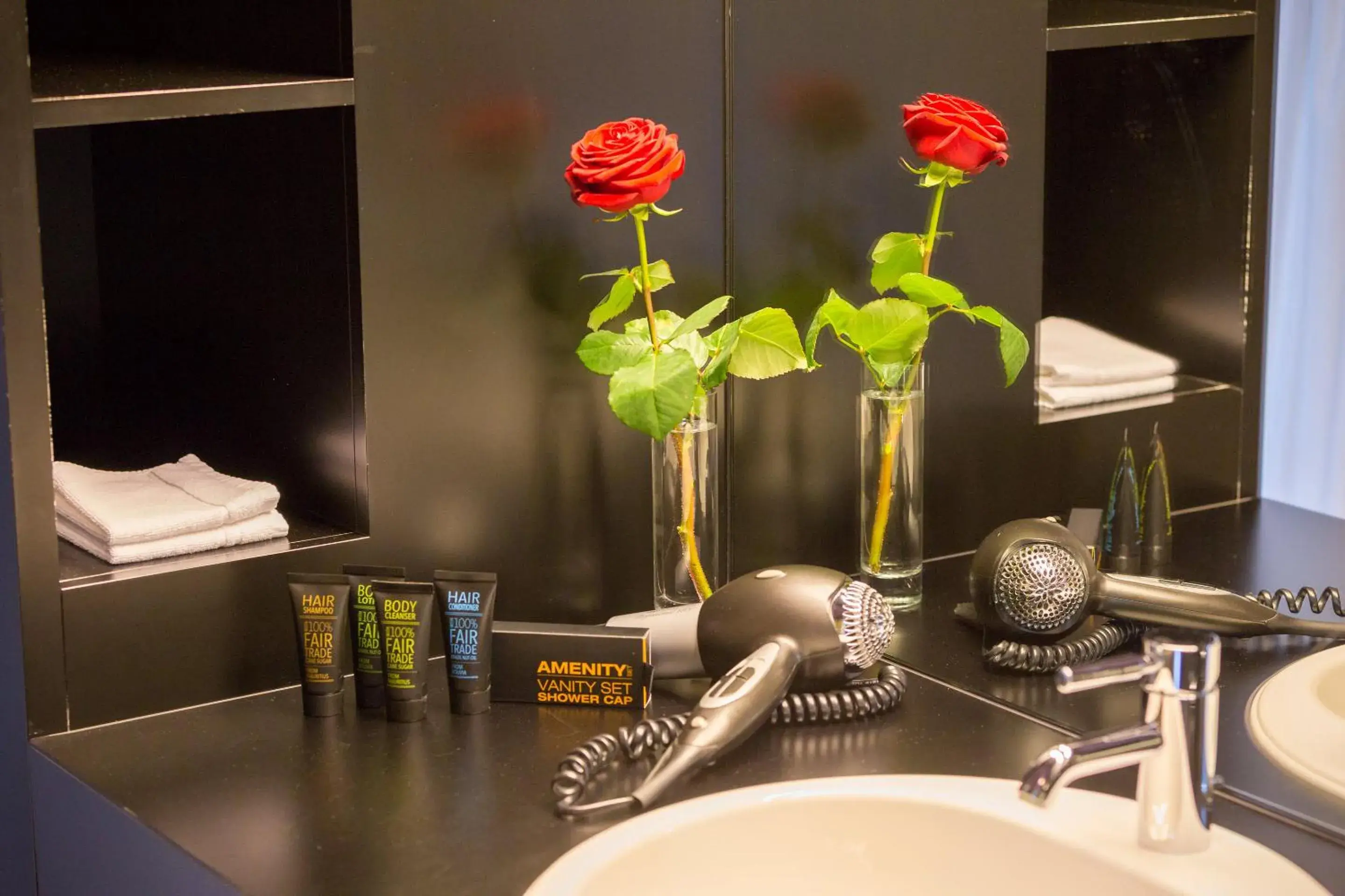 Design Twin Room in Dasbreitehotel am Rhein Design Twin Room in Dasbreitehotel am Rhein