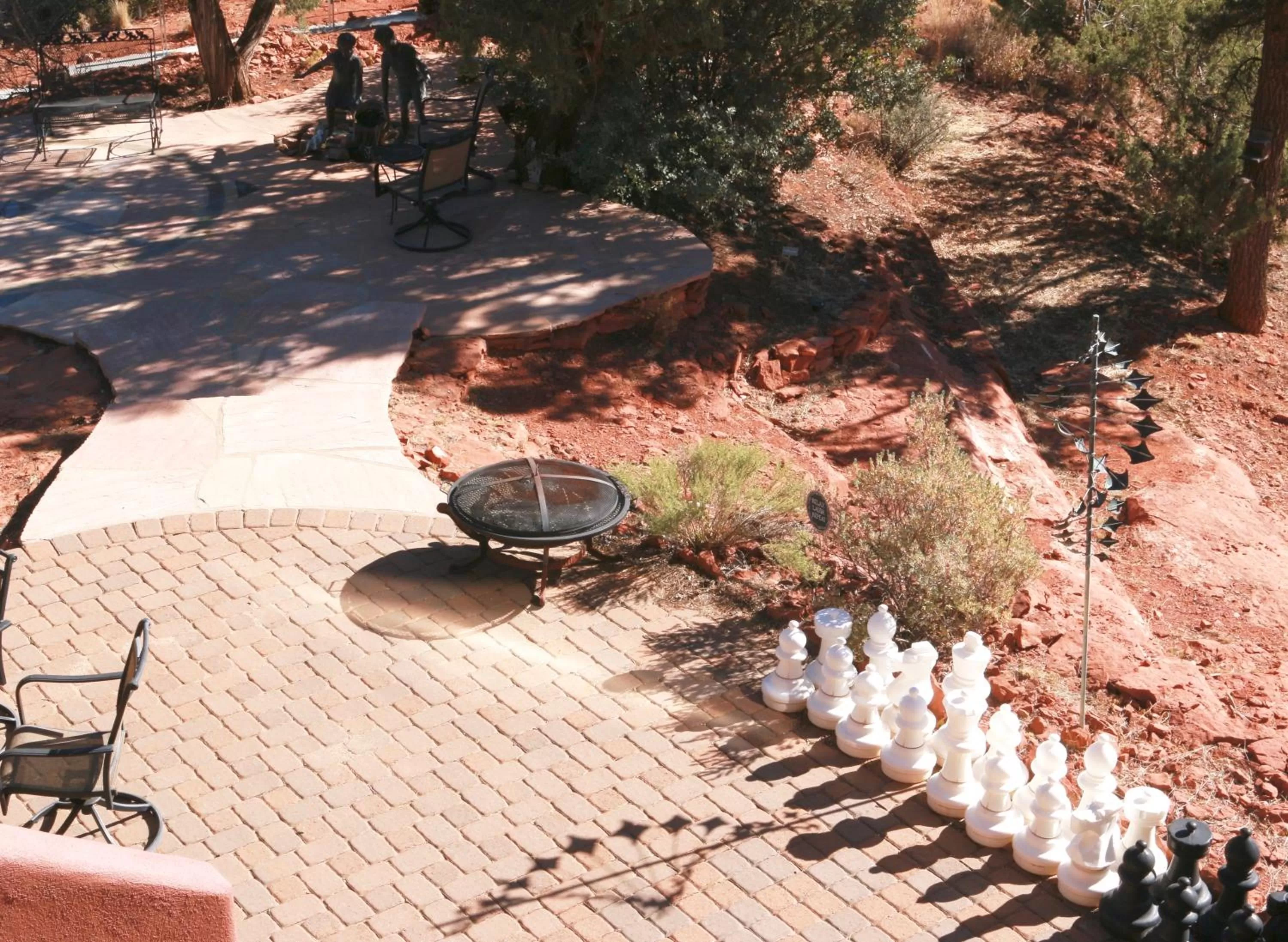 Patio in Sedona Cathedral Hideaway LLC