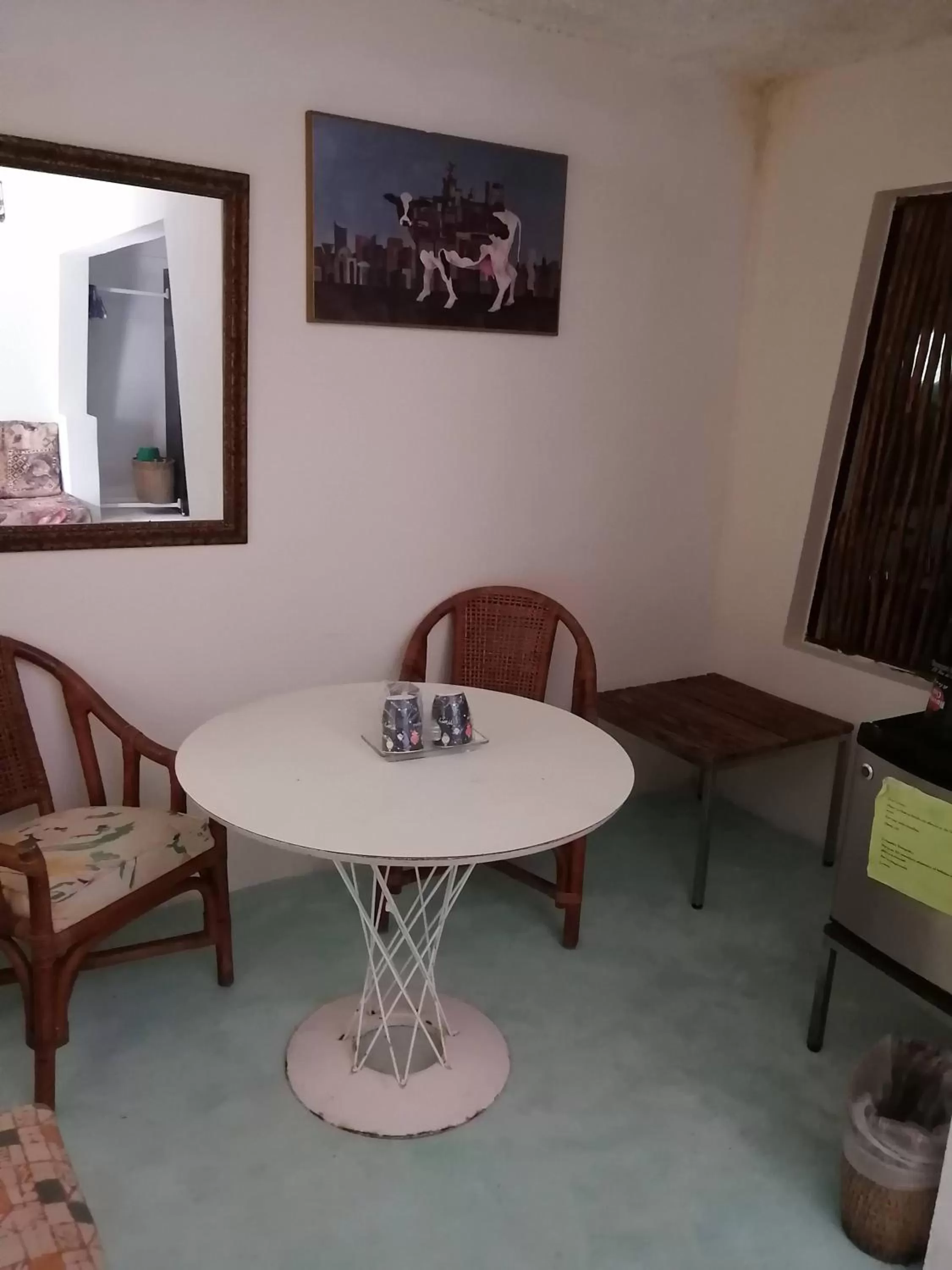 Seating area in Maria's Kan Kin