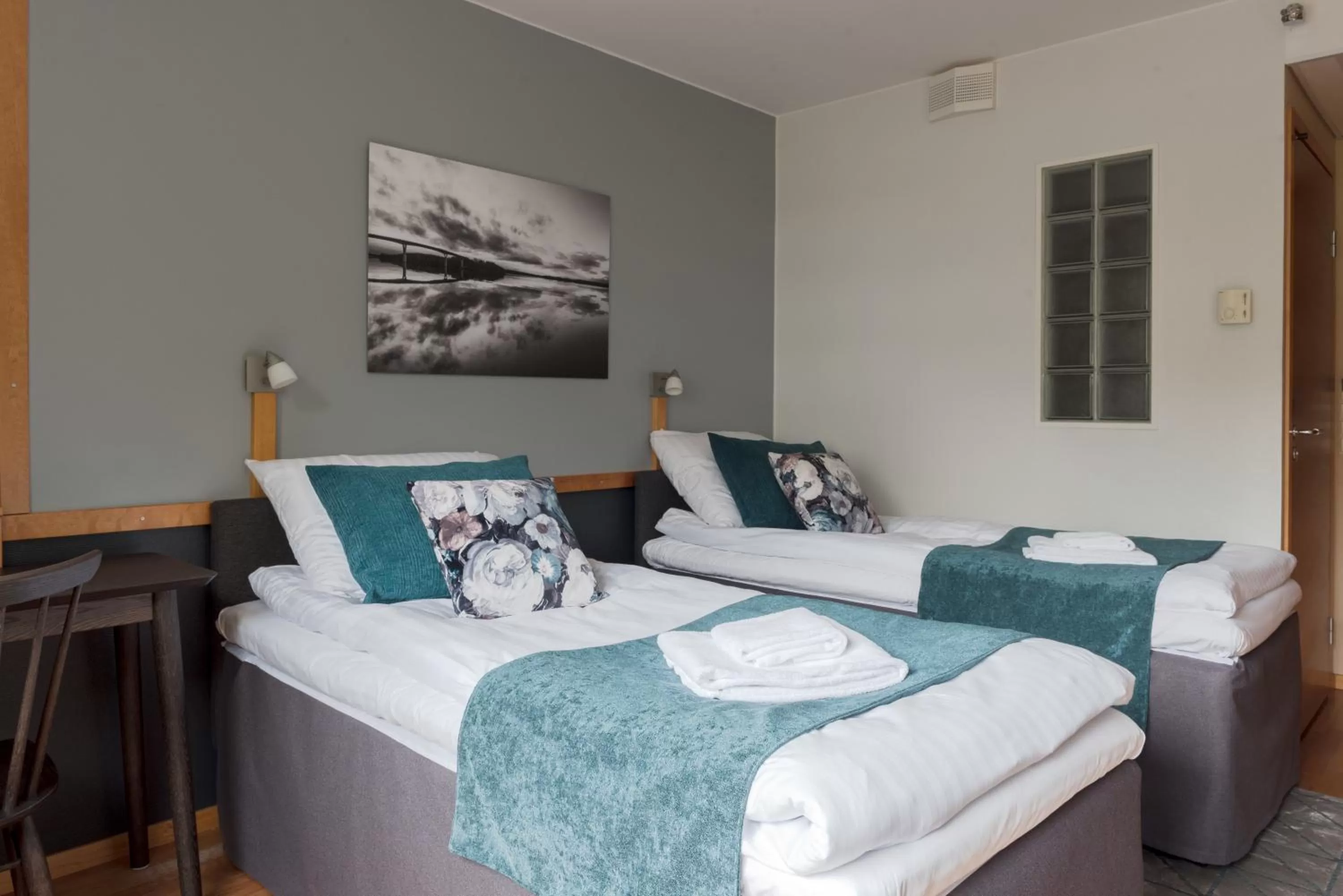 Bed in Hotelli Lähde