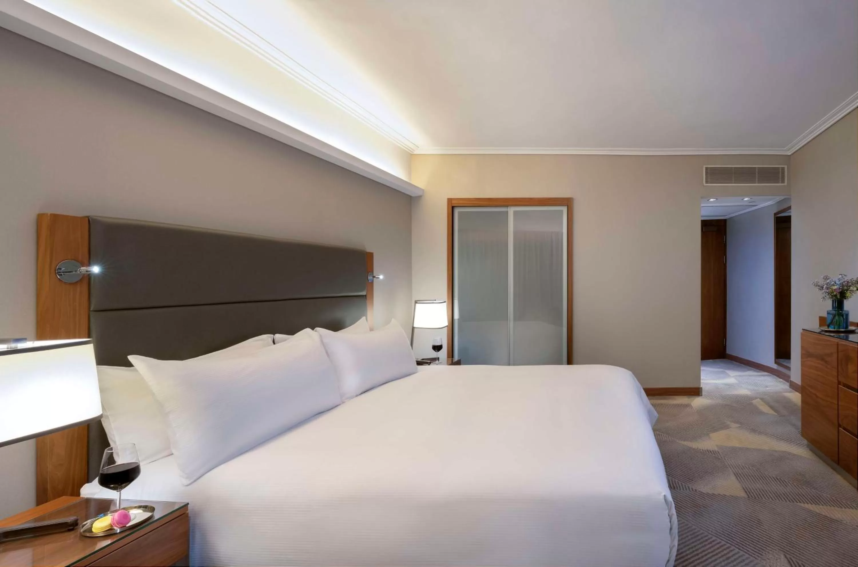 Bed in Hilton Tel Aviv Hotel